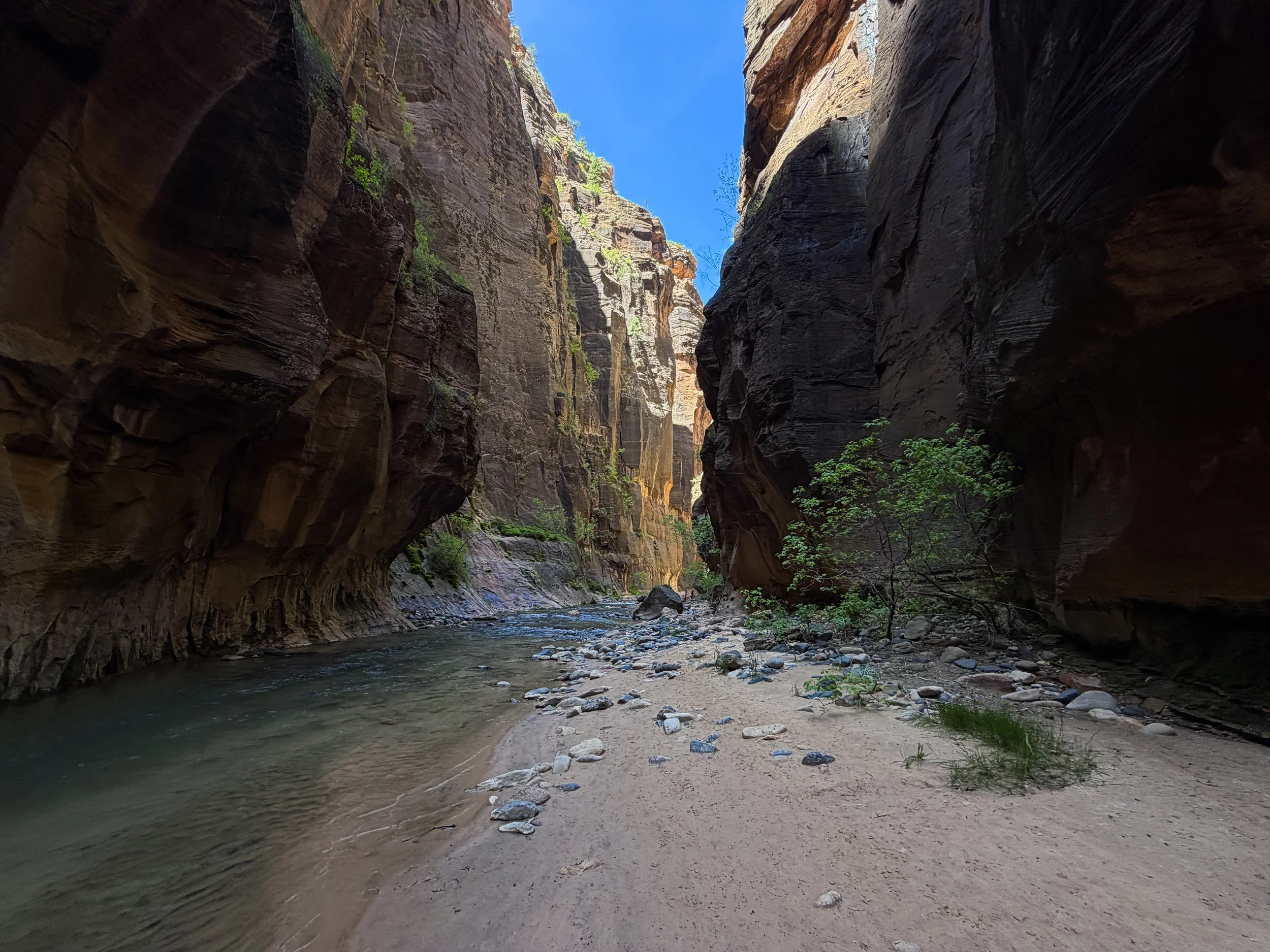 The Narrows Bottom Up to Big Springs Zion National Park Utah