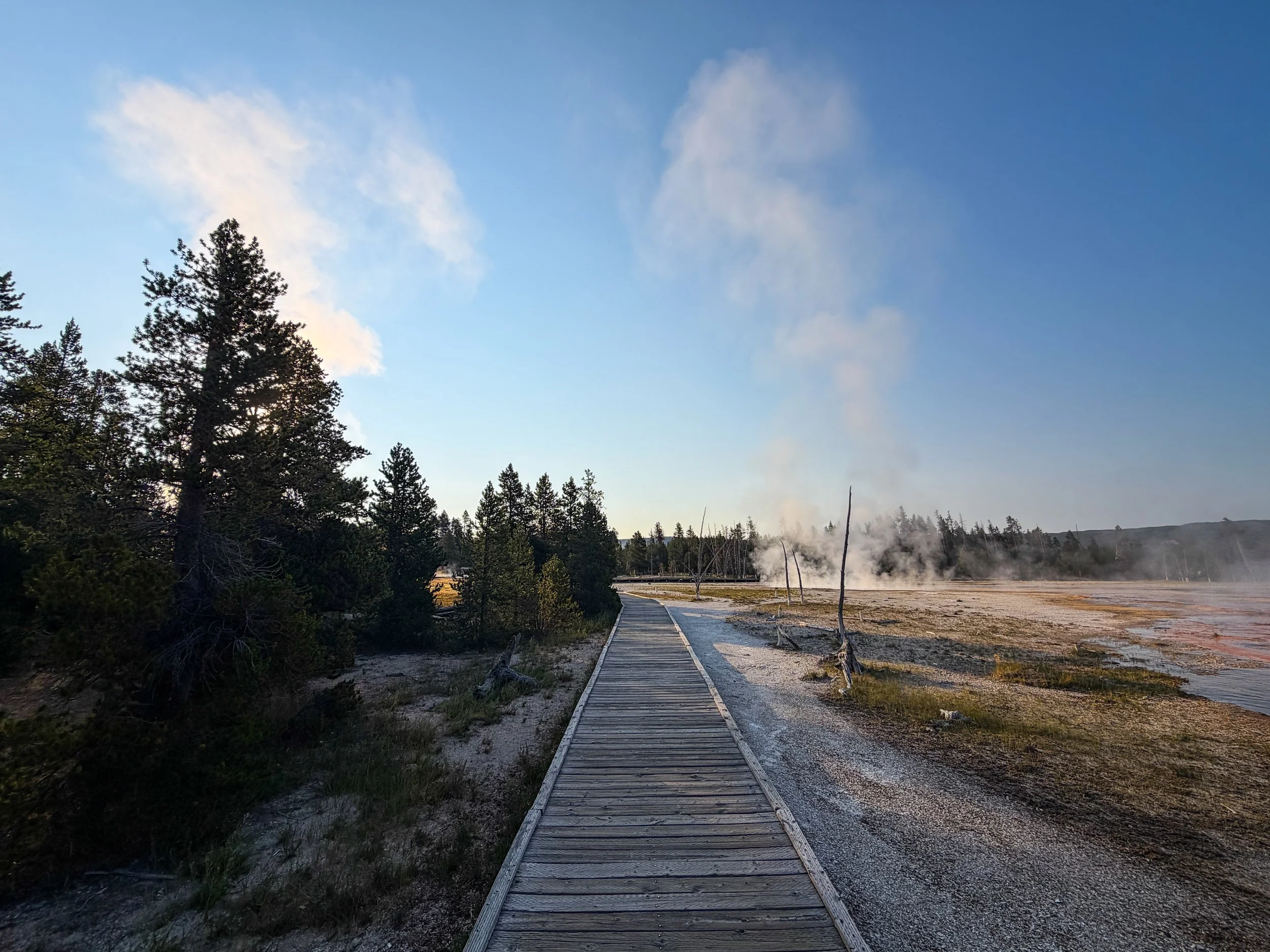Fountain Paint Pot Trail Yellowstone National Park Wyoming
