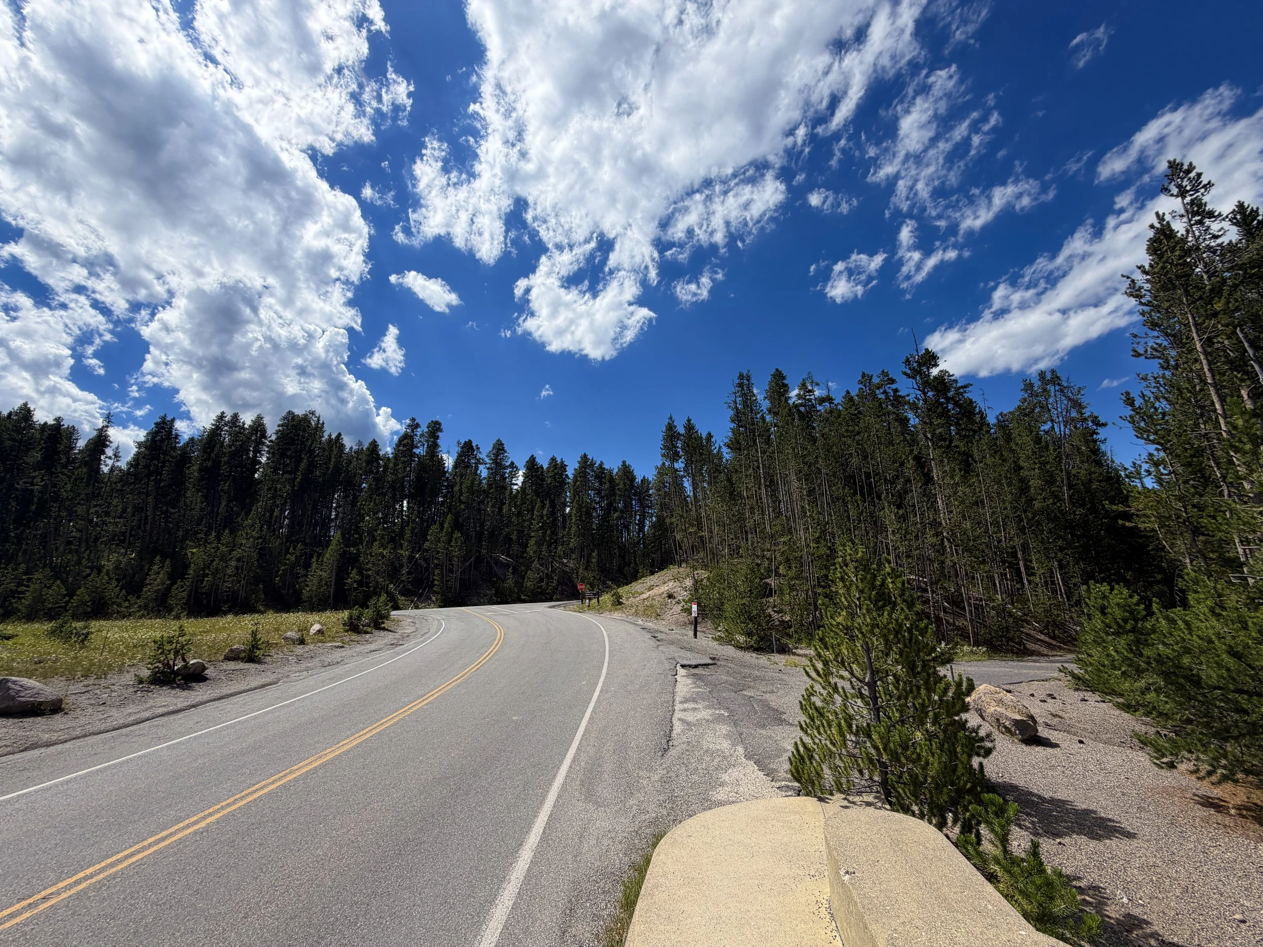 North Rim Trailhead Yellowstone National Park Wyoming