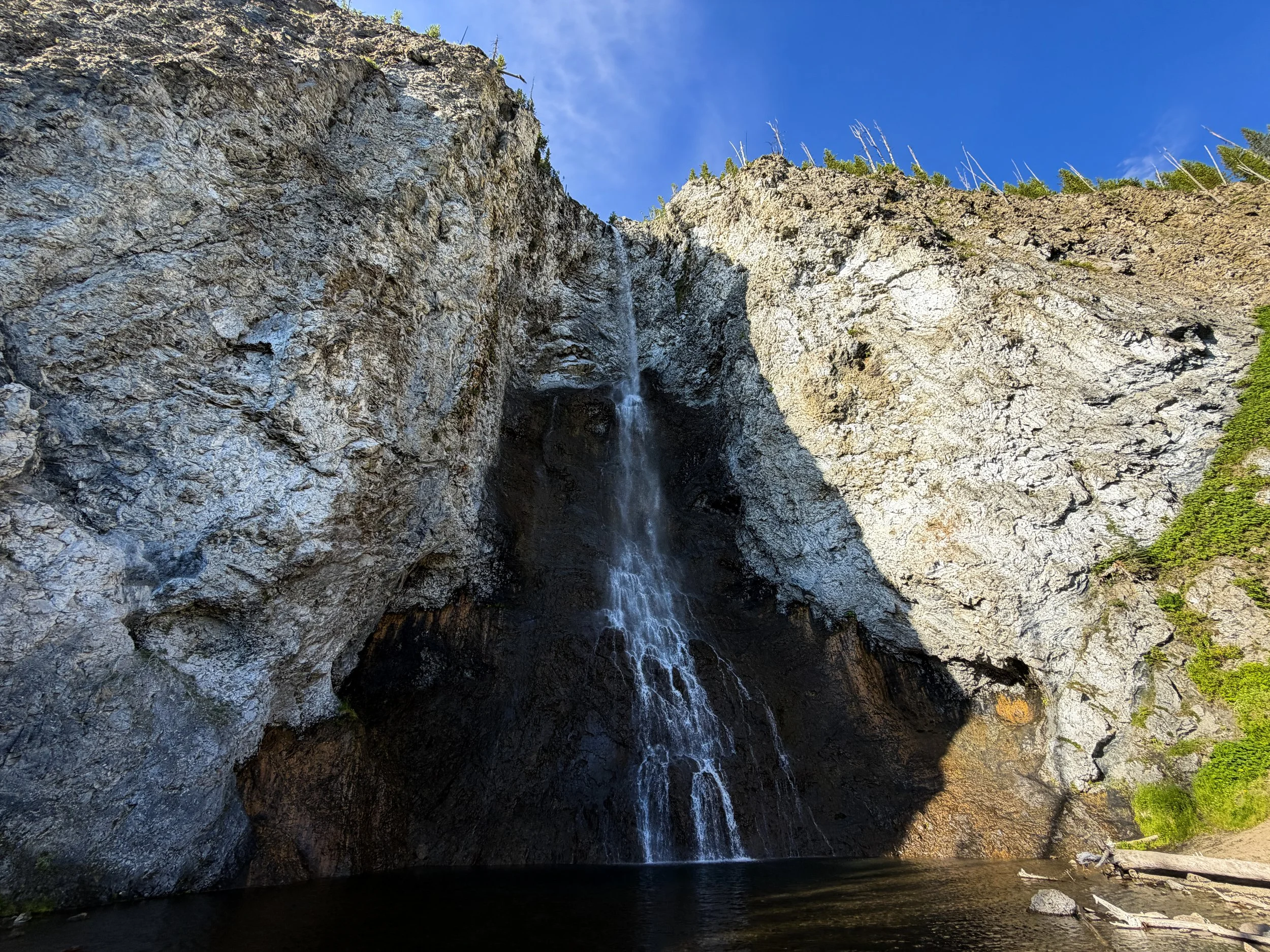 Fairy Falls Yellowstone National Park Wyoming