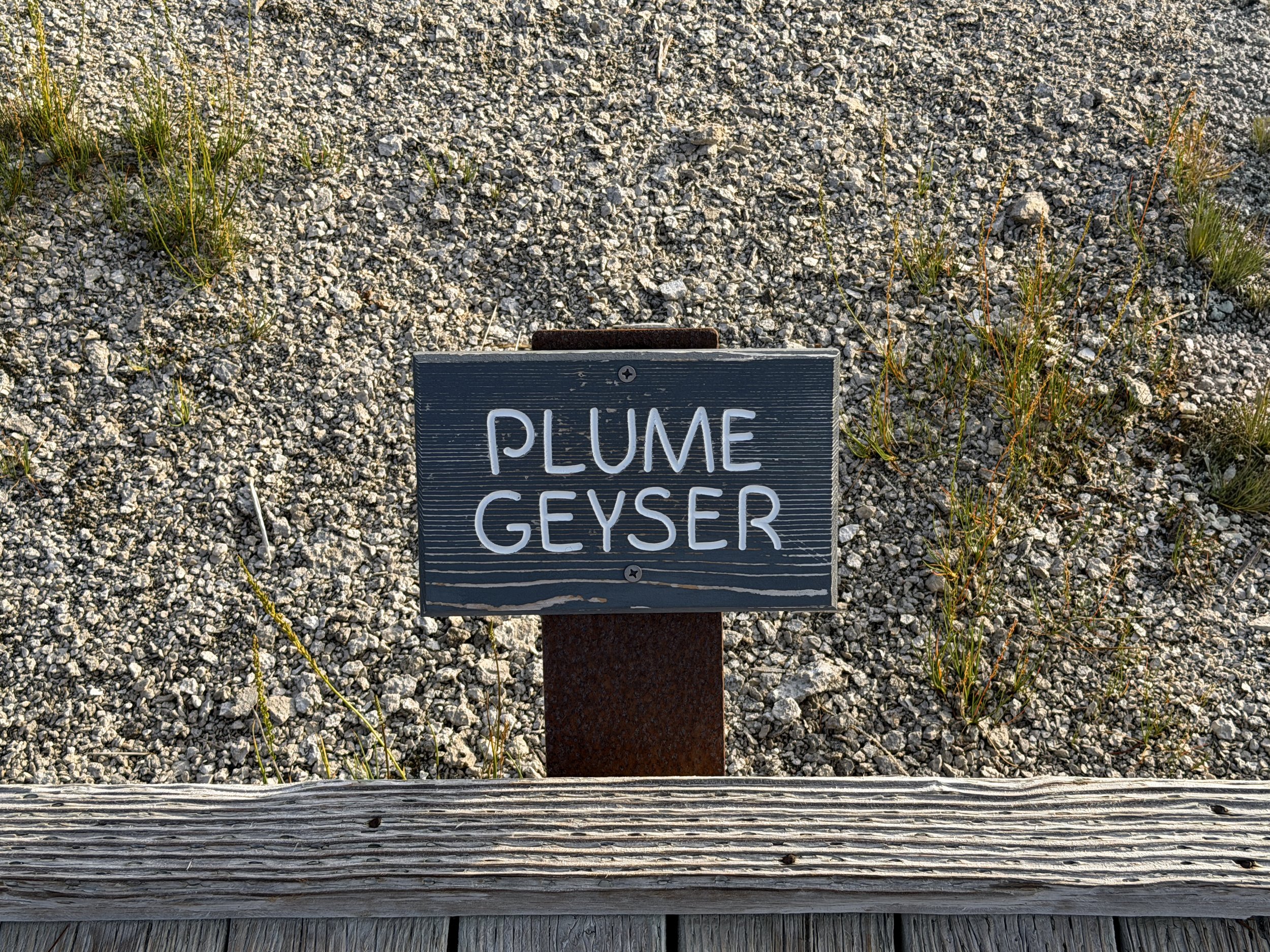 Plume Geyser Yellowstone National Park Wyoming