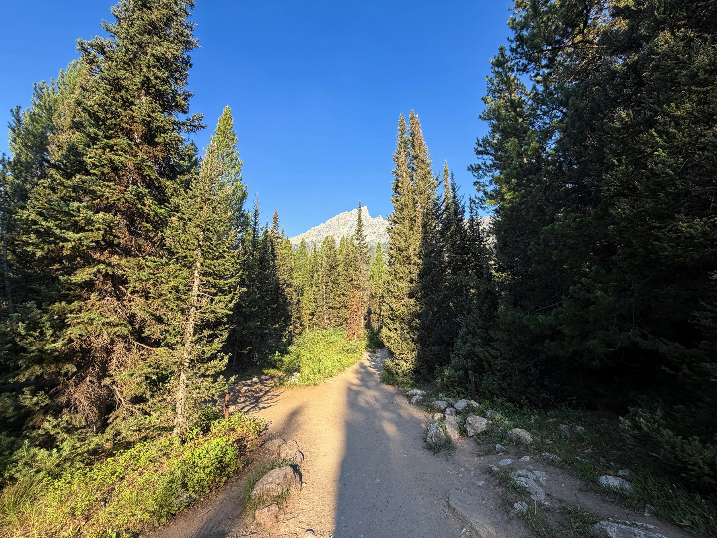 Hidden Falls via Jenny Lake Trail Grand Teton National Park Wyoming