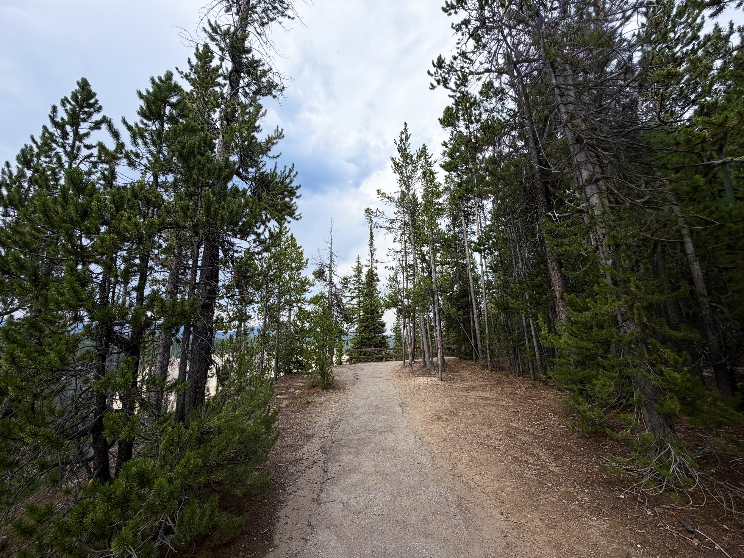 South Rim Trail Yellowstone National Park Wyoming