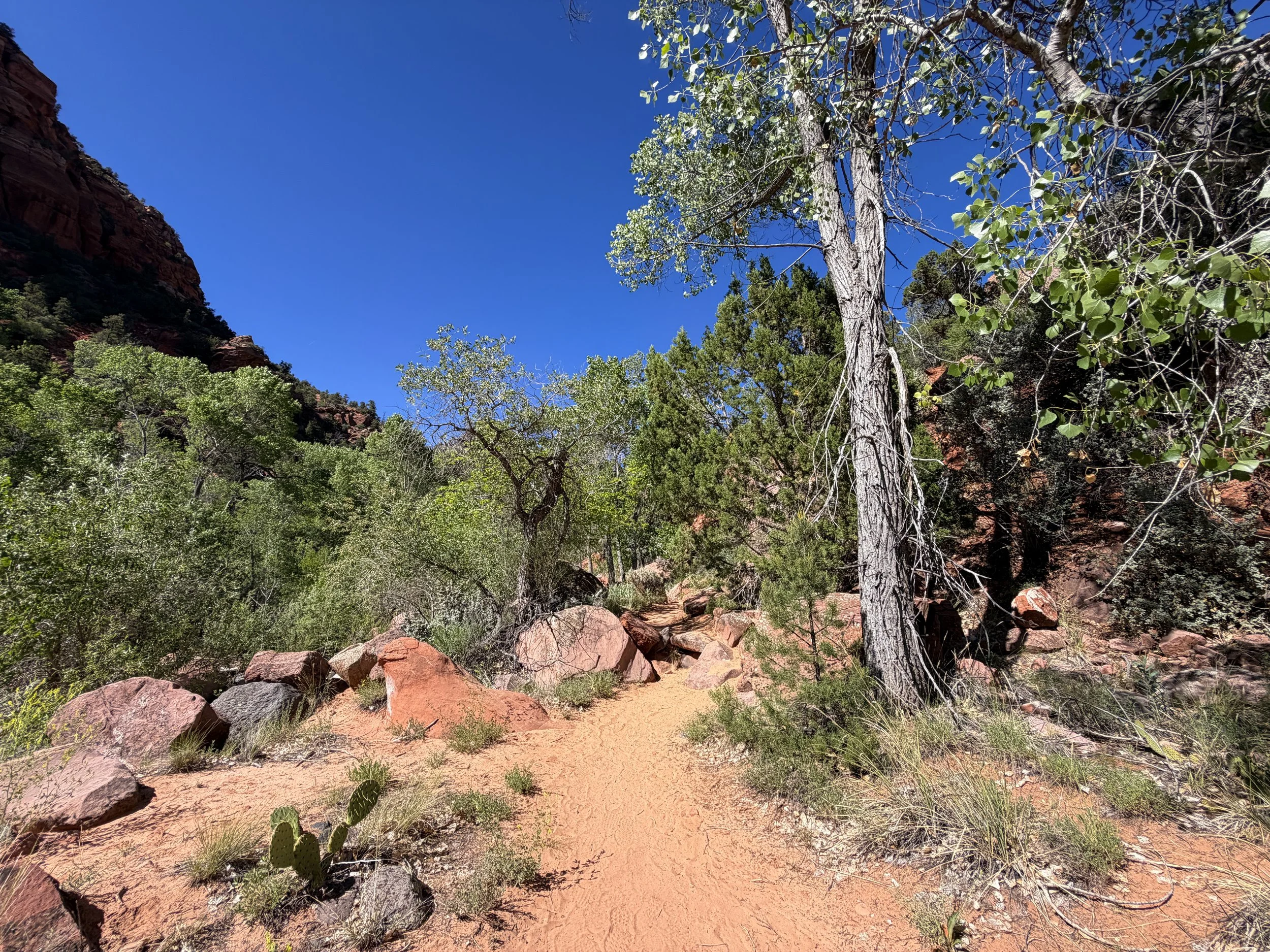Subway Trail Bottom Up Route Zion National Park Utah