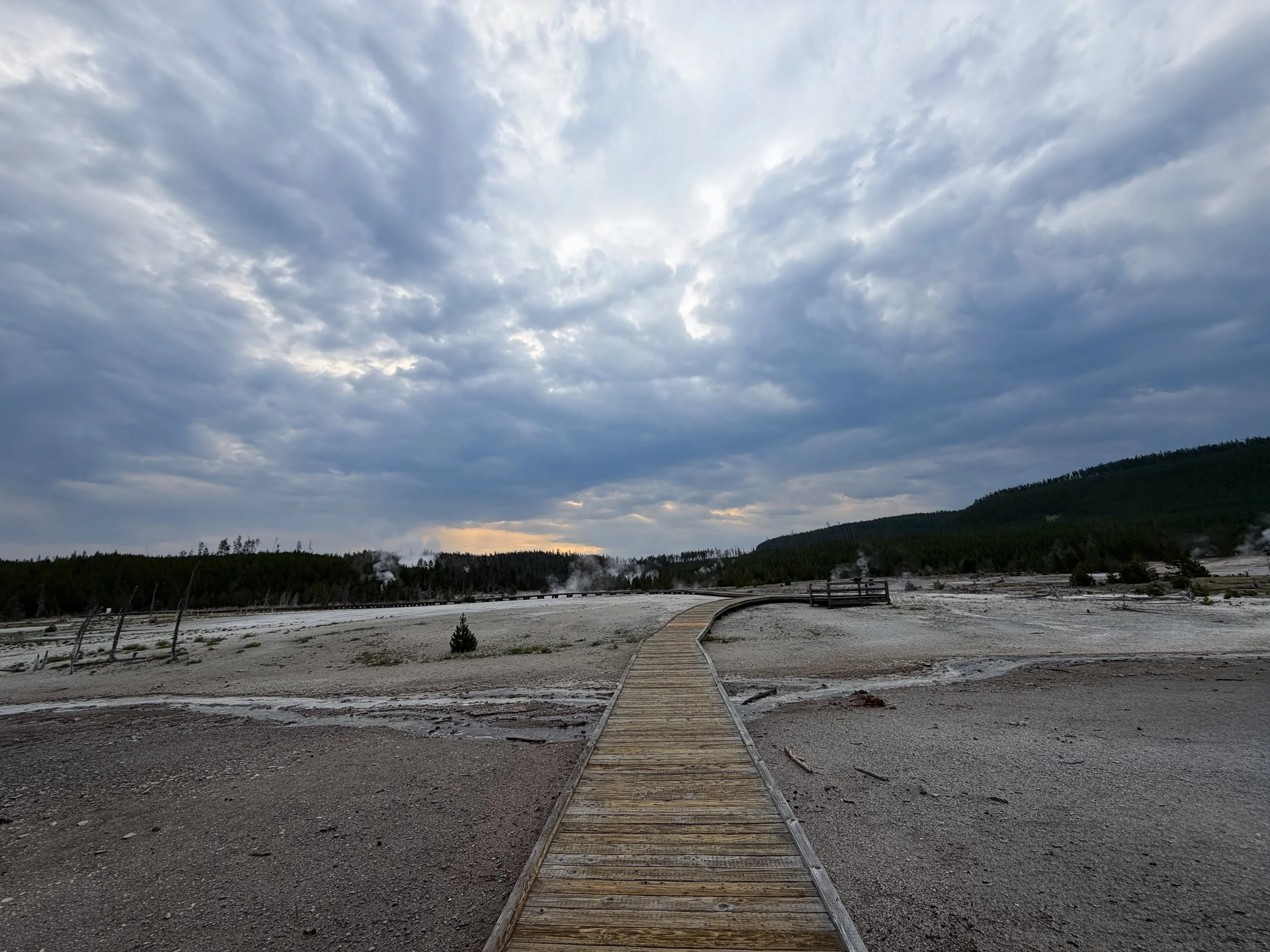 Norris Geyser Basin Trail Yellowstone National Park Wyoming