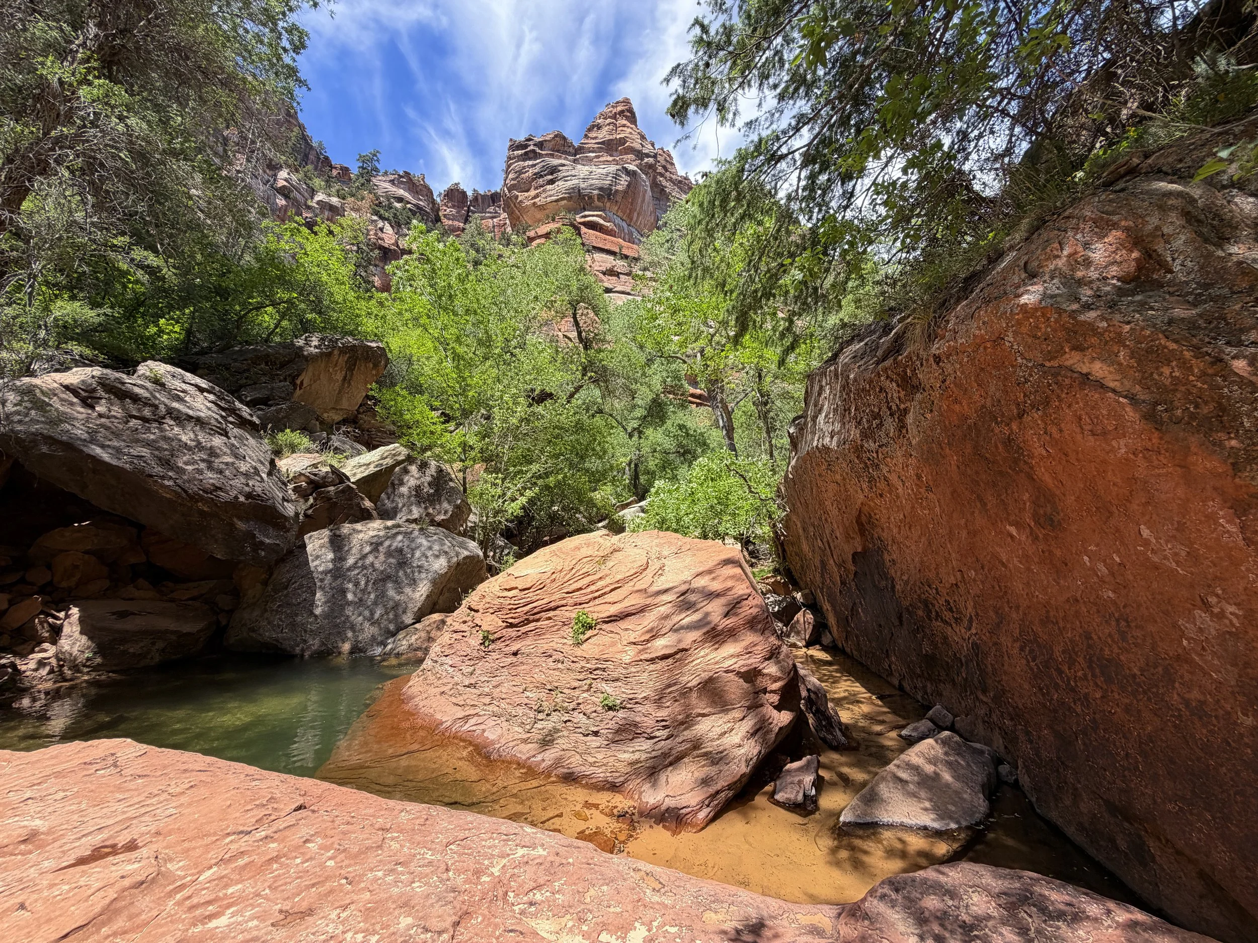 Subway Hike Zion National Park Utah