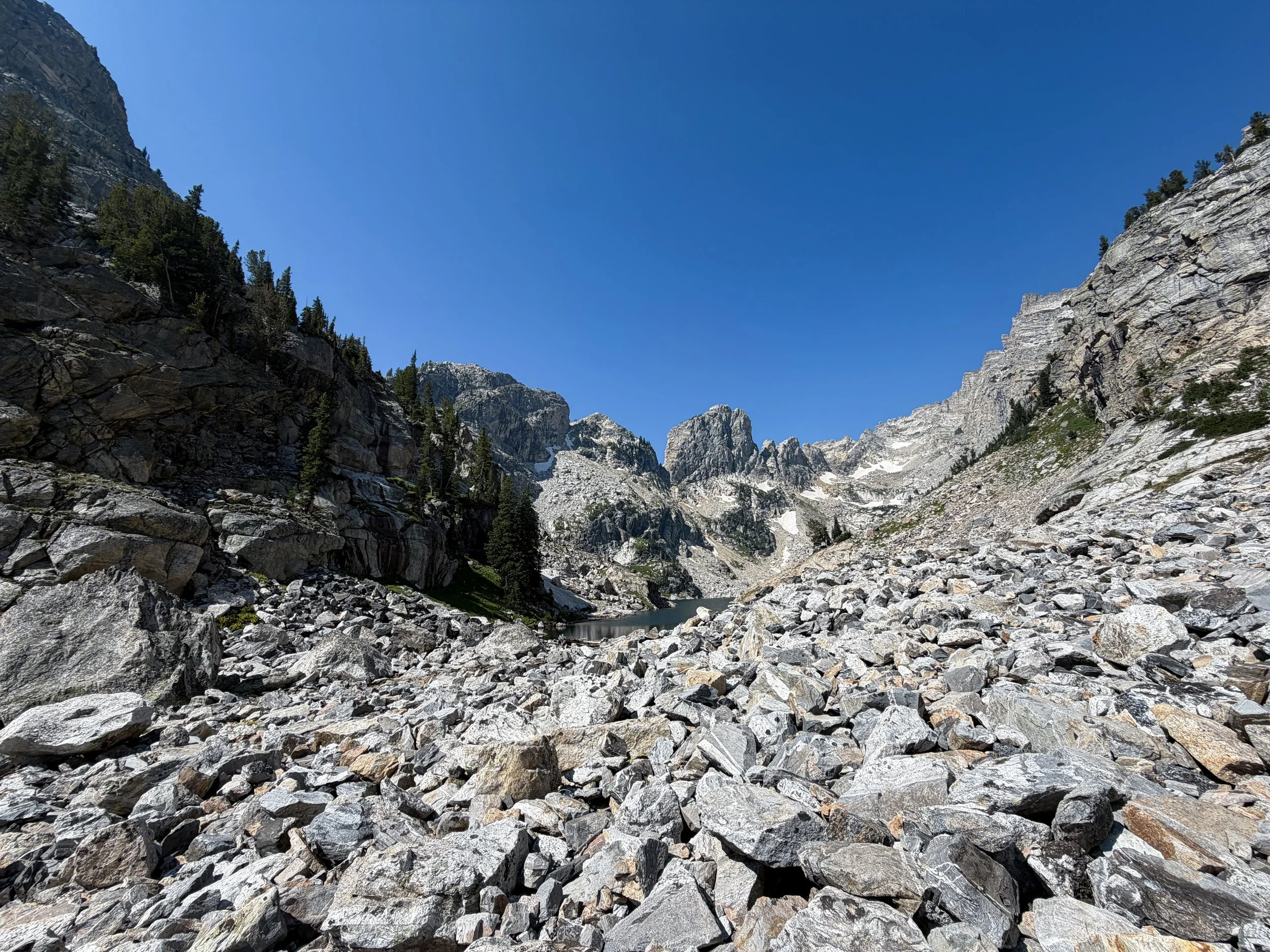 Lake of the Crags Trail Grand Teton National Park Wyoming