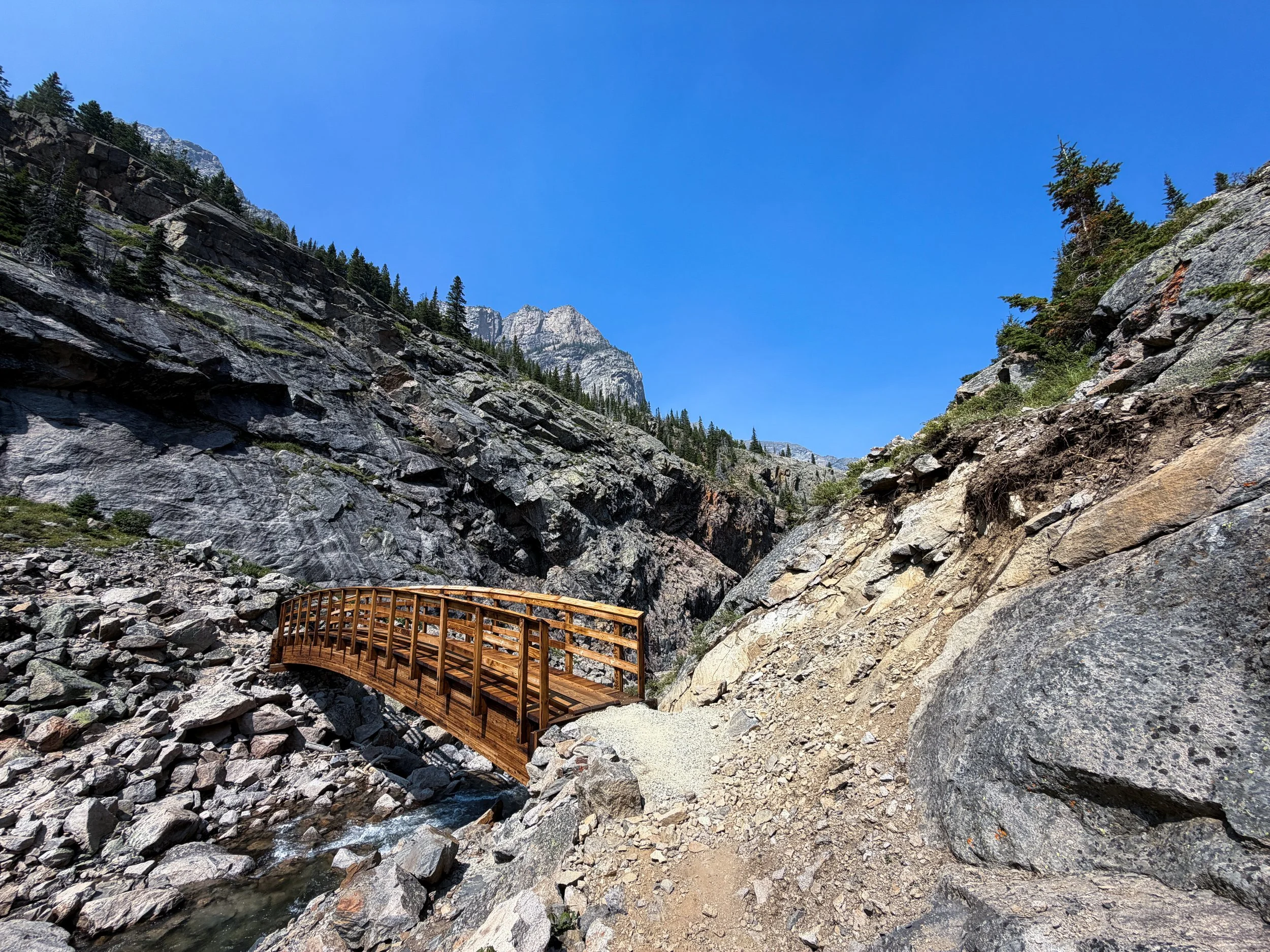 Rimrock Lake Bridge East Rosebud Trail The Beaten Path Beartooth Mountains Montana