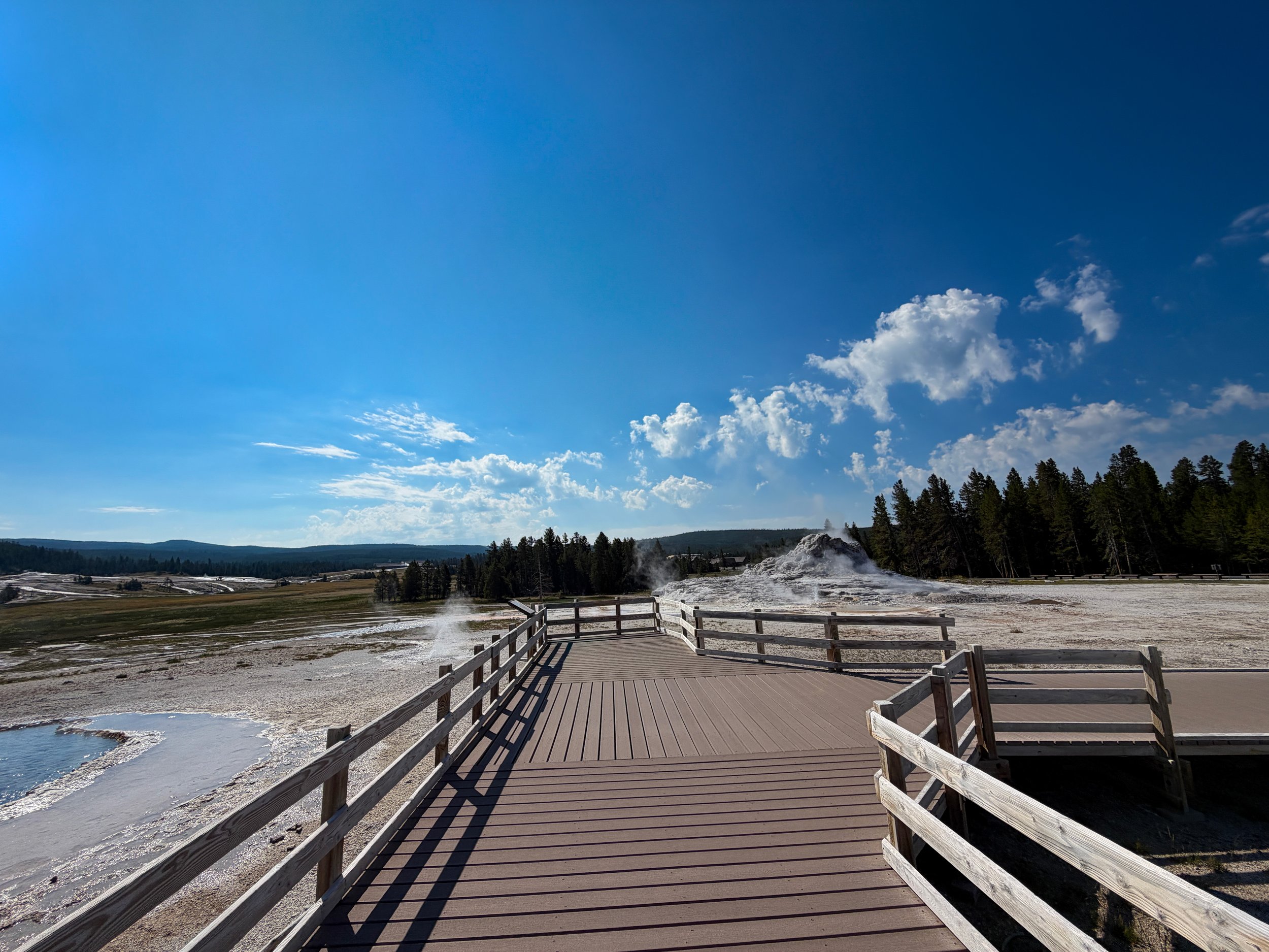 Upper Geyser Basin Trail Yellowstone National Park Wyoming