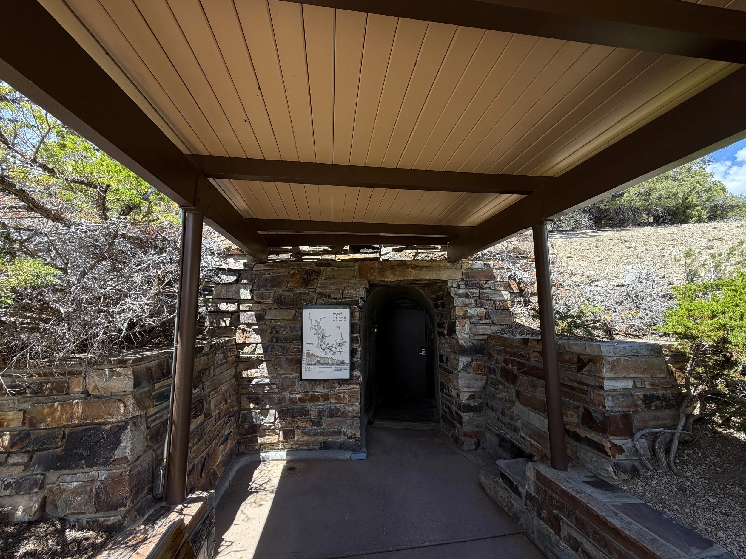 Lehman Caves Entrance Tunnel Mountain View Nature Trail Great Basin National Park Nevada