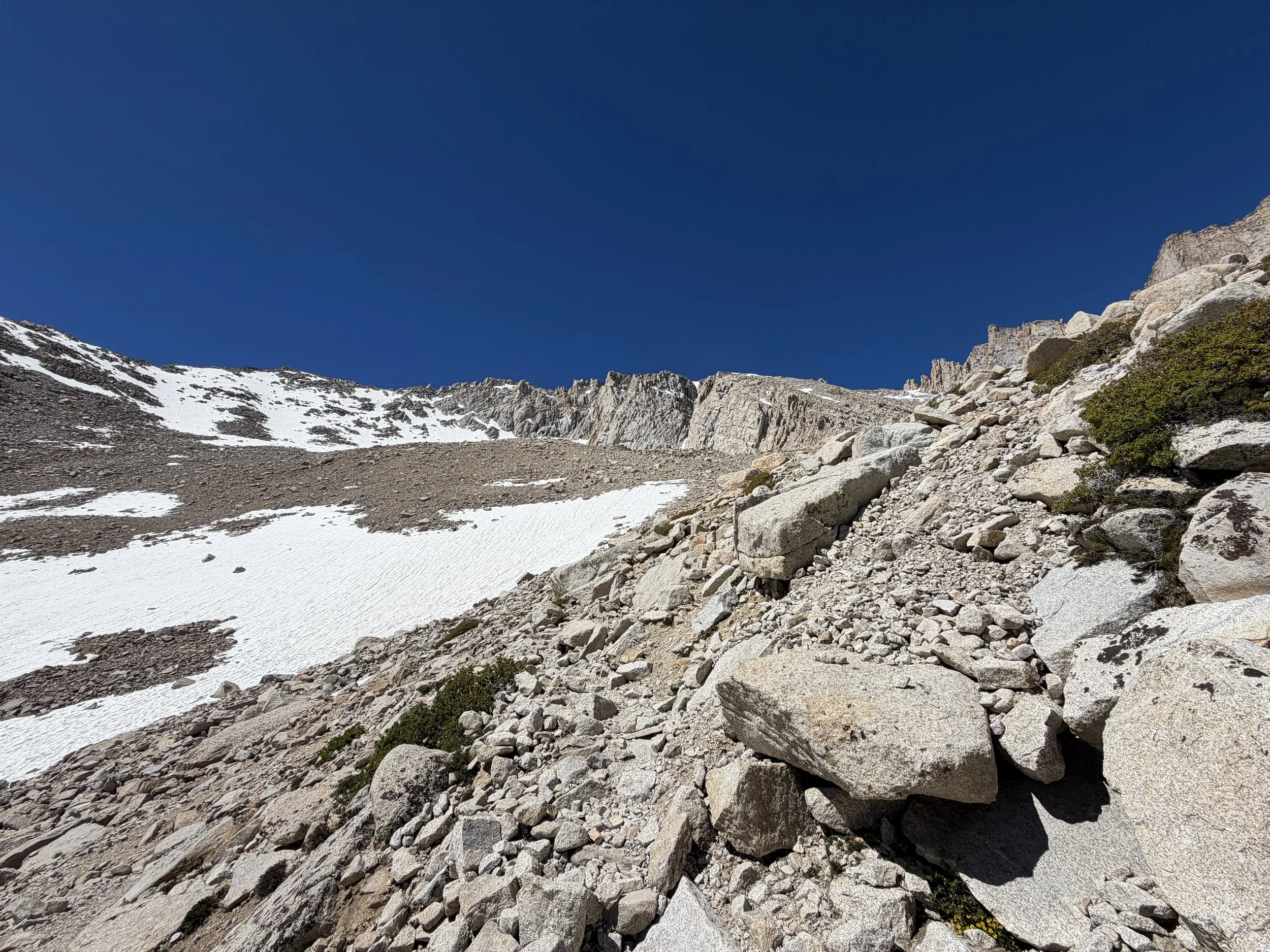 Mount Whitney Trail to Trail Crest California