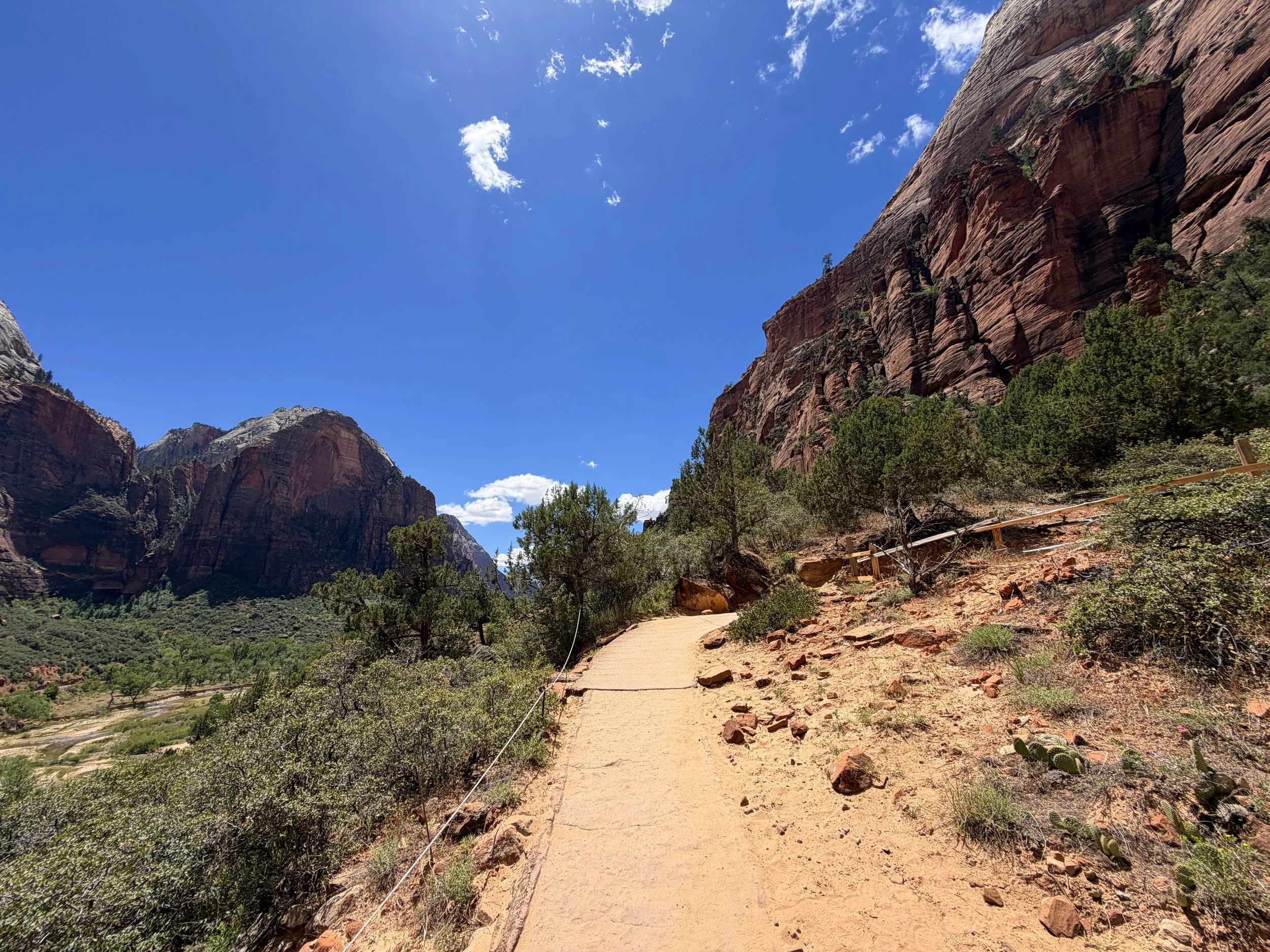 Angels Landing Trail Switchbacks Zion National Park Utah