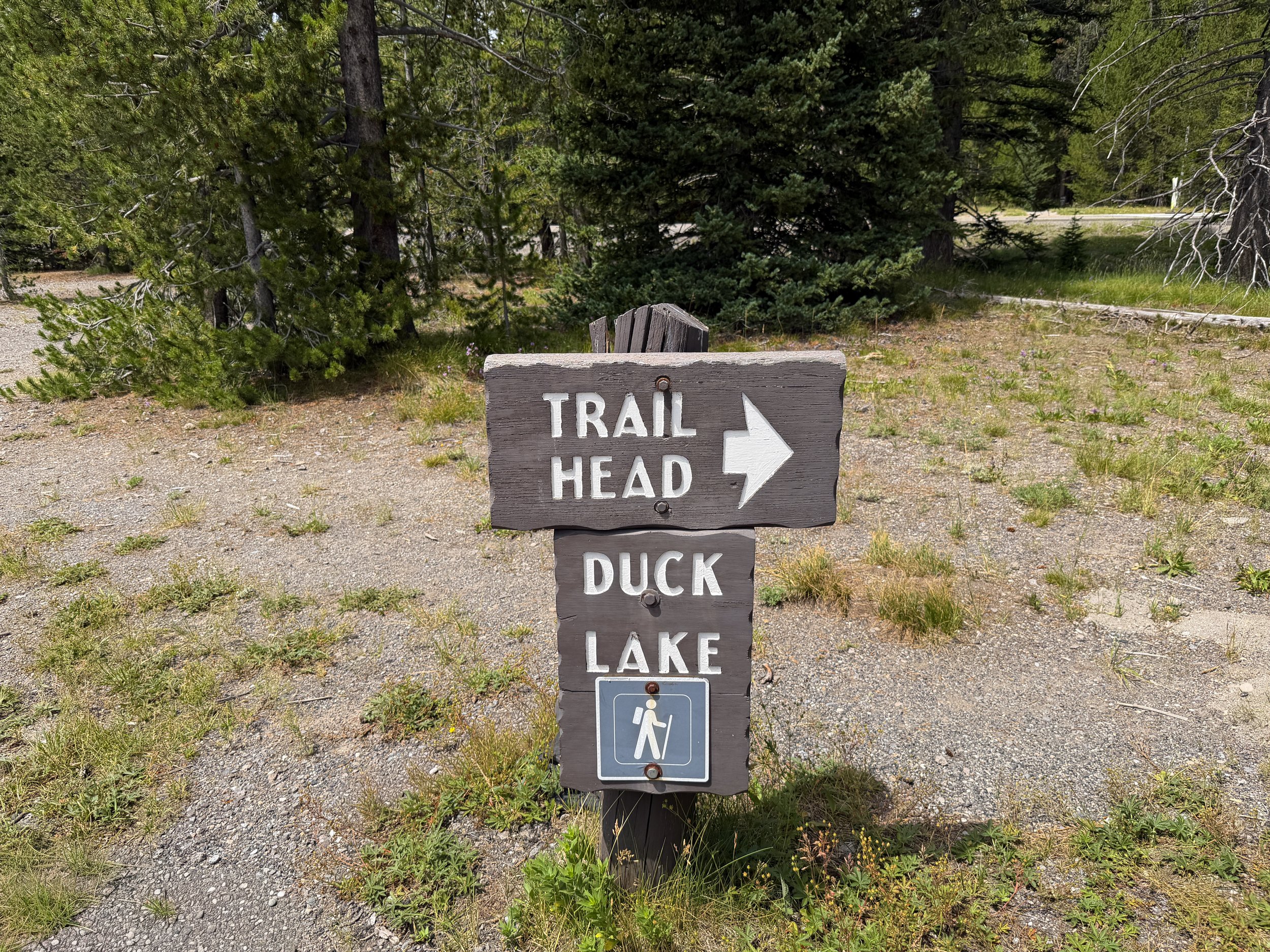 Duck Lake Trailhead Yellowstone National Park Wyoming