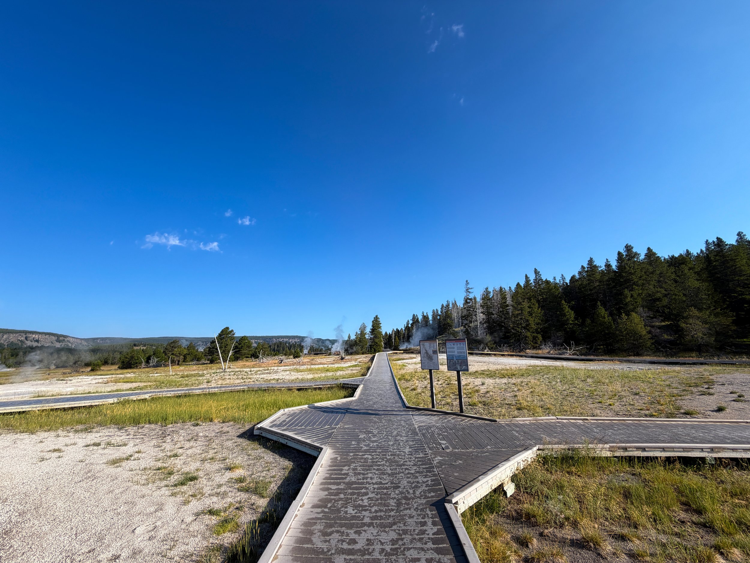 Upper Geyser Basin Loop Trail Yellowstone National Park Wyoming