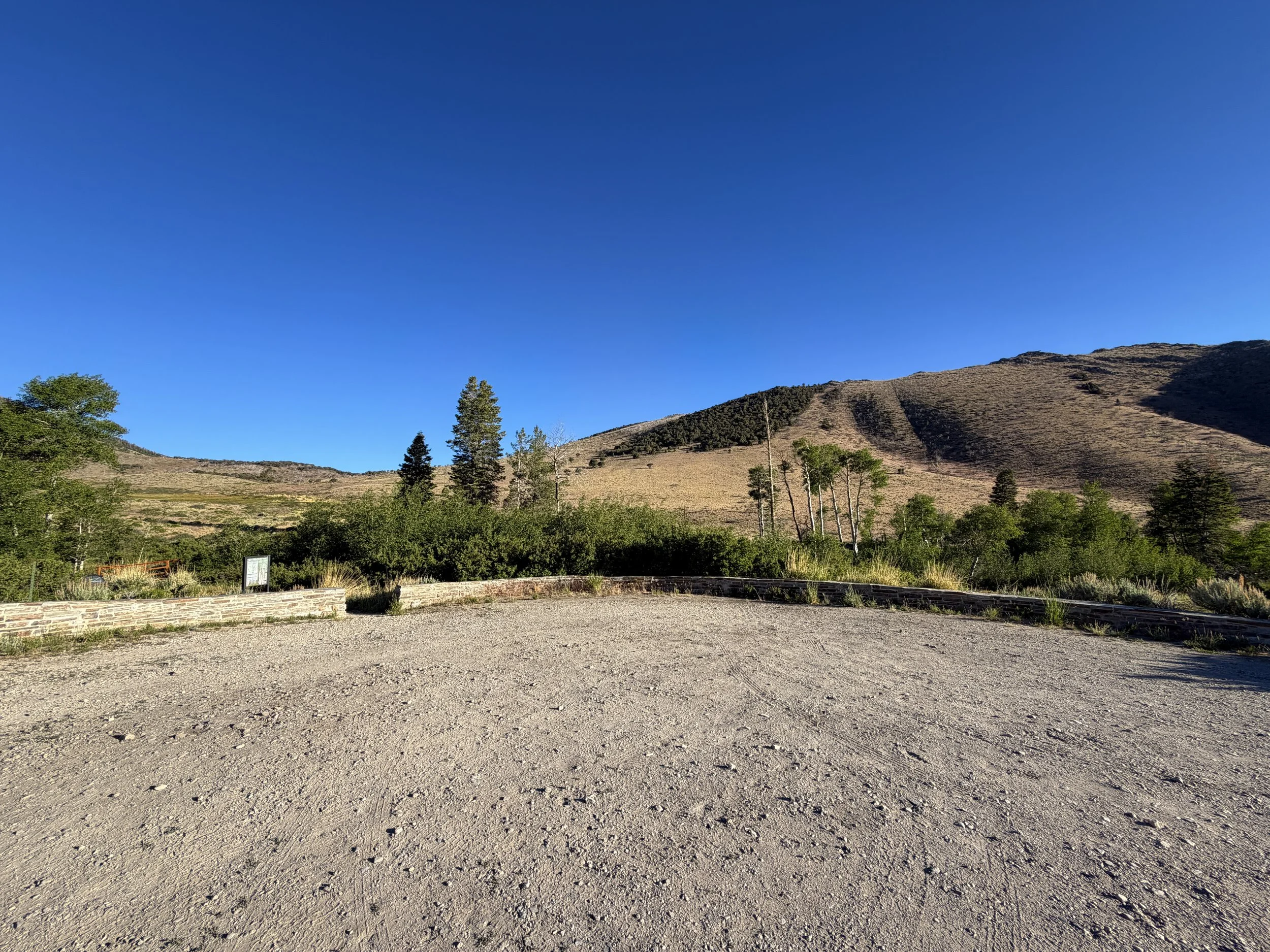 Upper Strawberry Creek Trailhead Parking Great Basin National Park Nevada