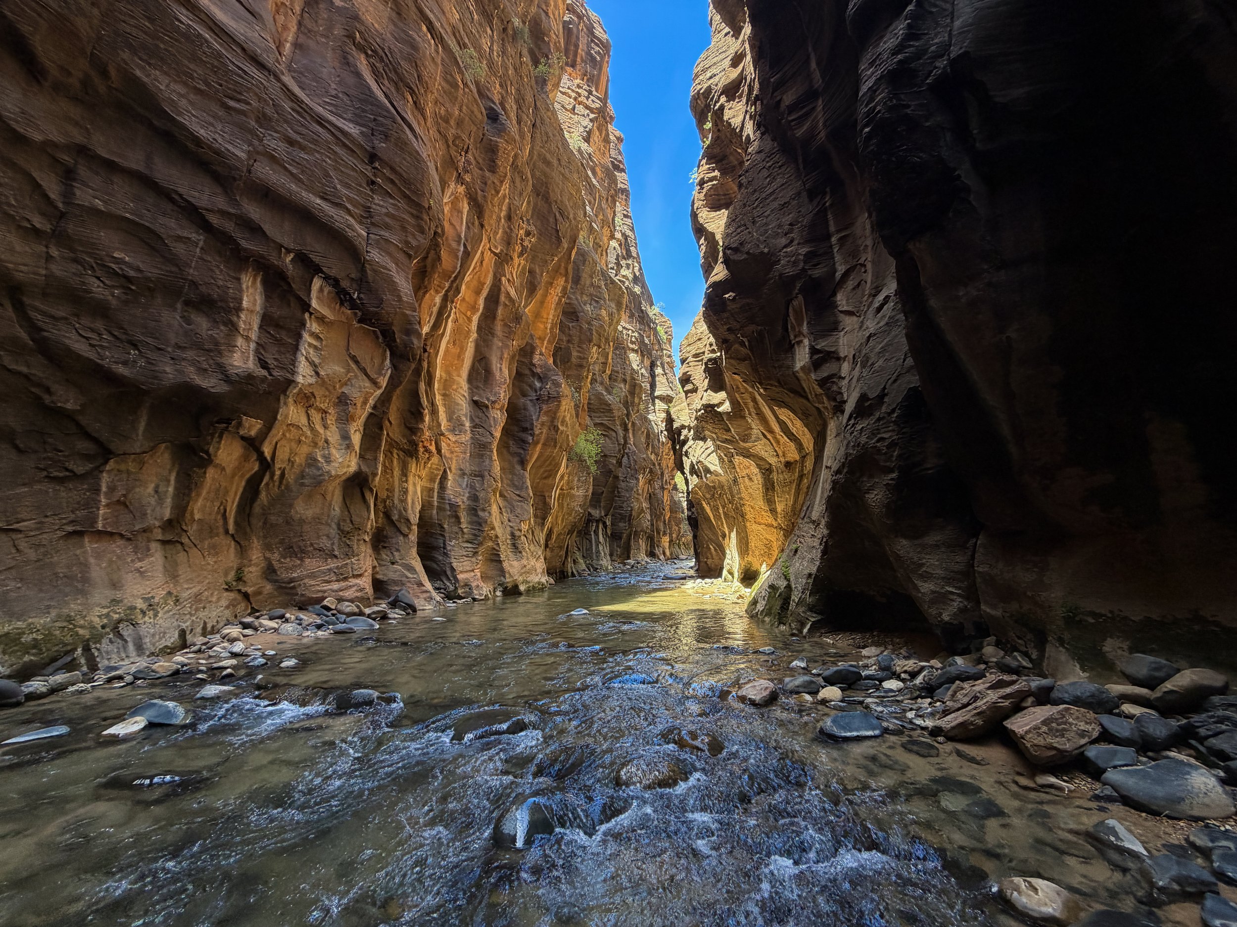 The Narrows Bottom Up to Big Springs Zion National Park Utah