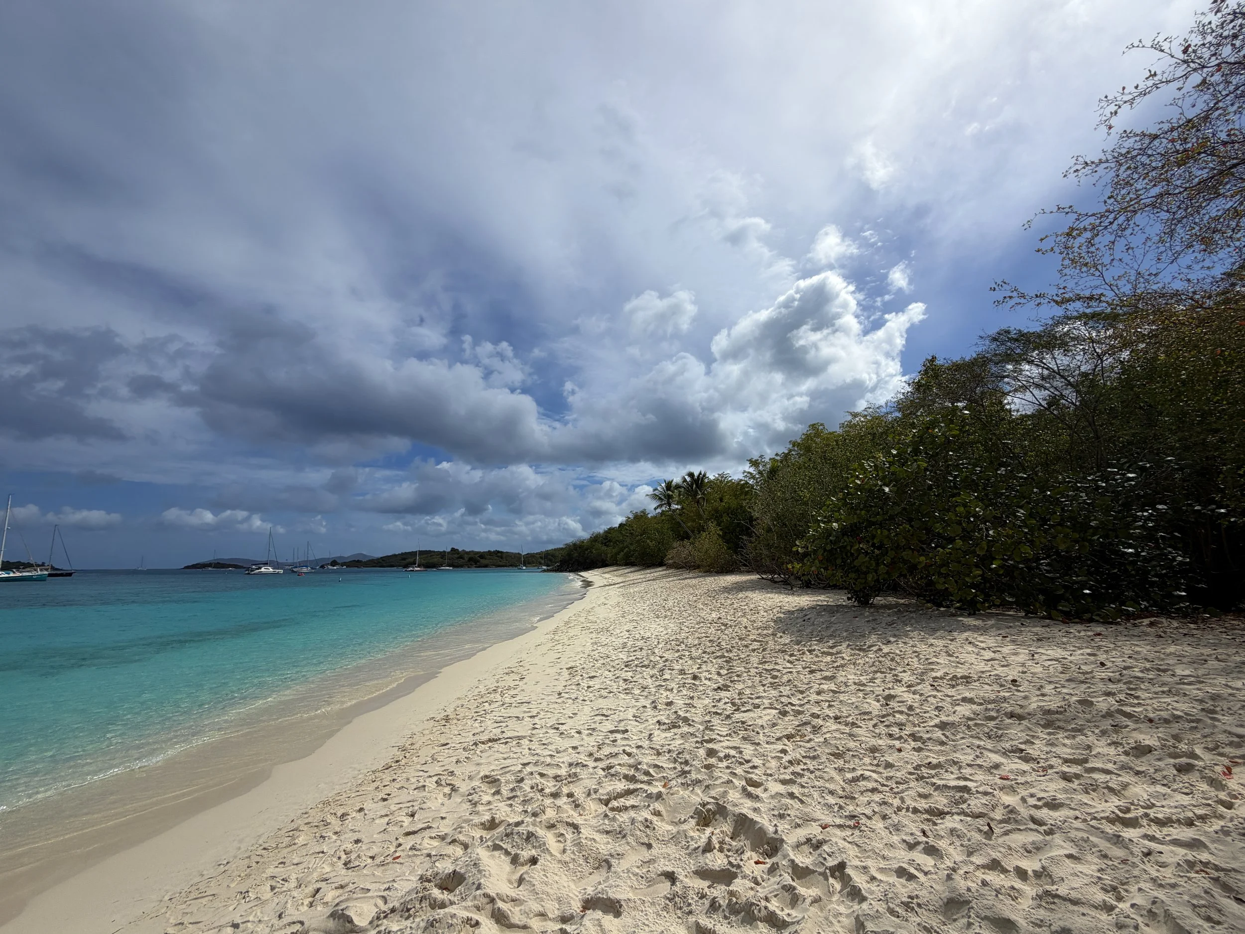 Honeymoon Beach Lind Point Trail Virgin Islands National Park