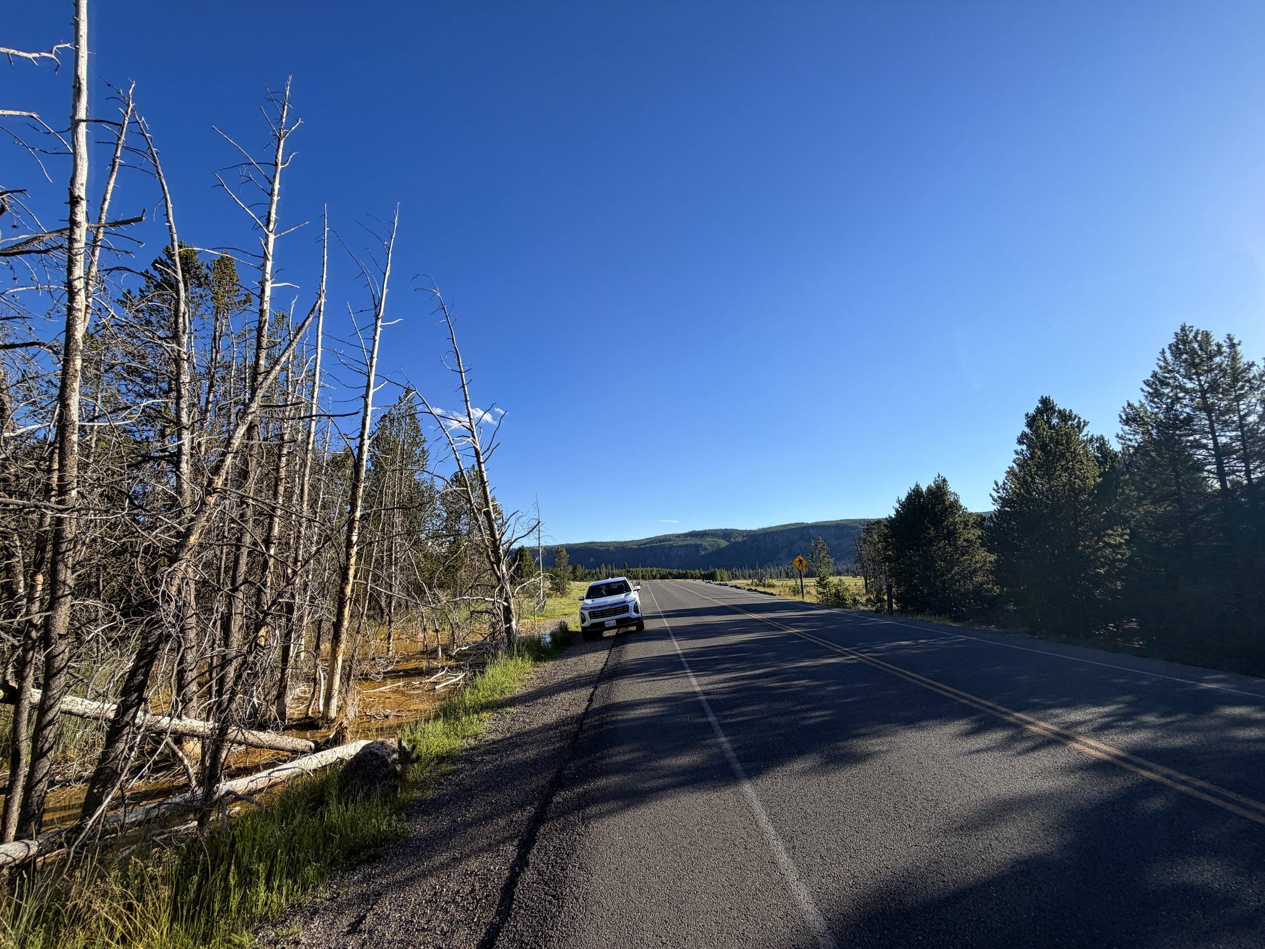 Artemisia Trailhead Parking Yellowstone National Park Wyoming