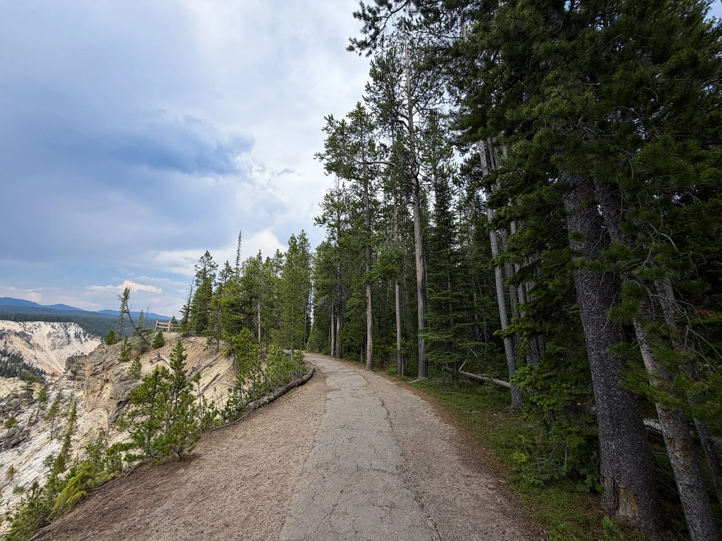 South Rim Trail Yellowstone National Park Wyoming