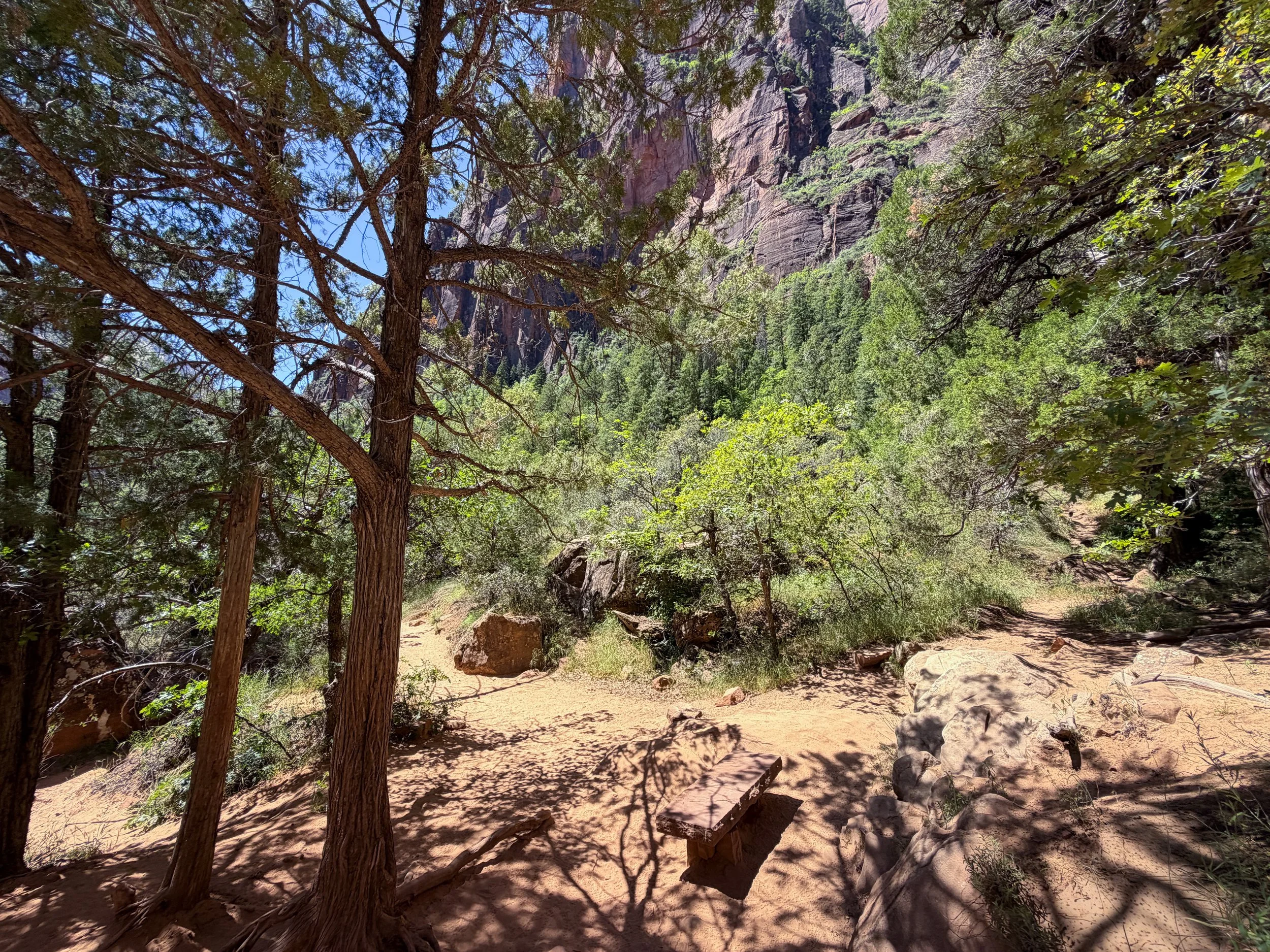 Middle Emerald Pool Trail Zion National Park Utah