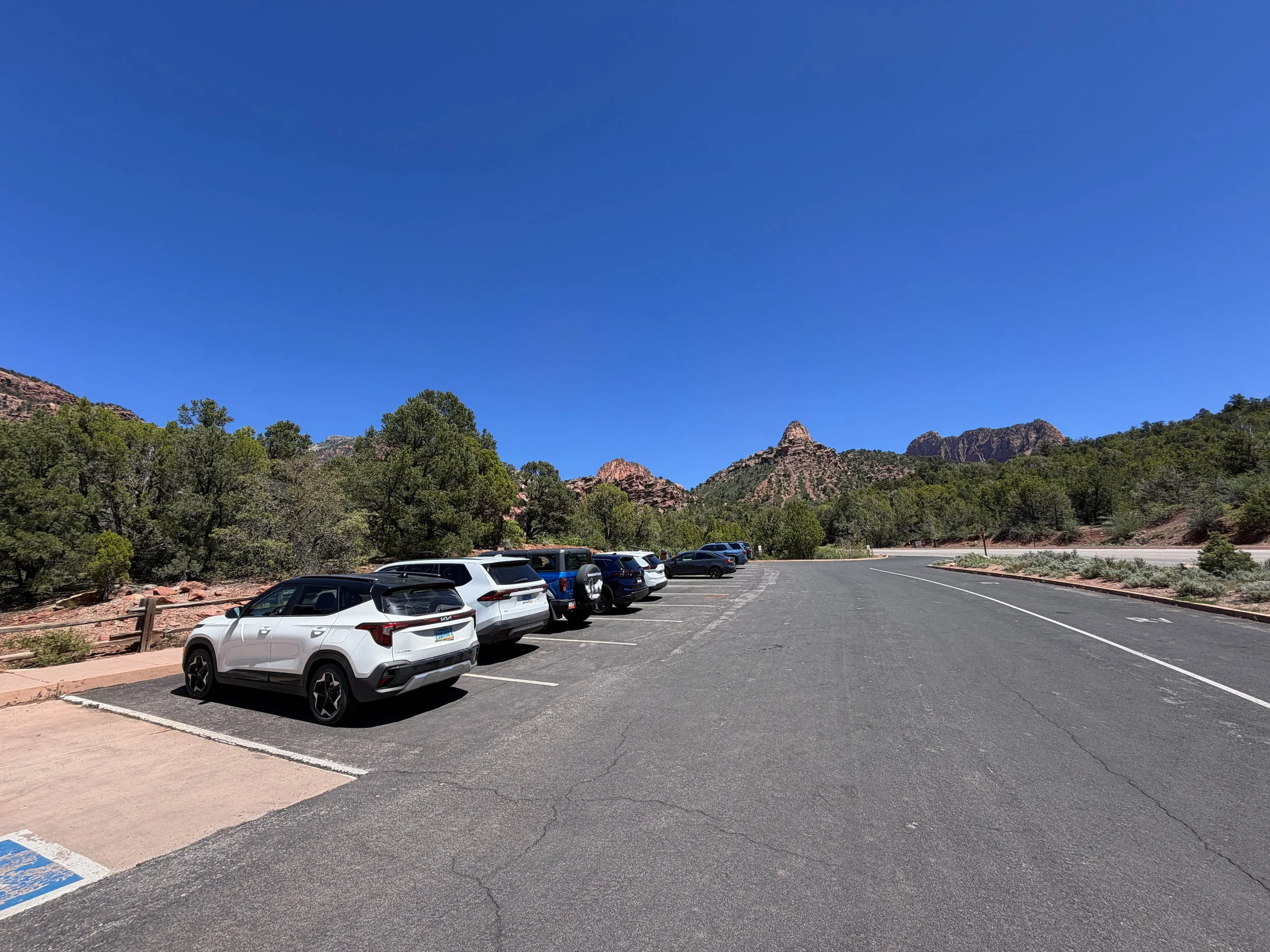 Taylor Creek Trailhead Parking Zion National Park Utah