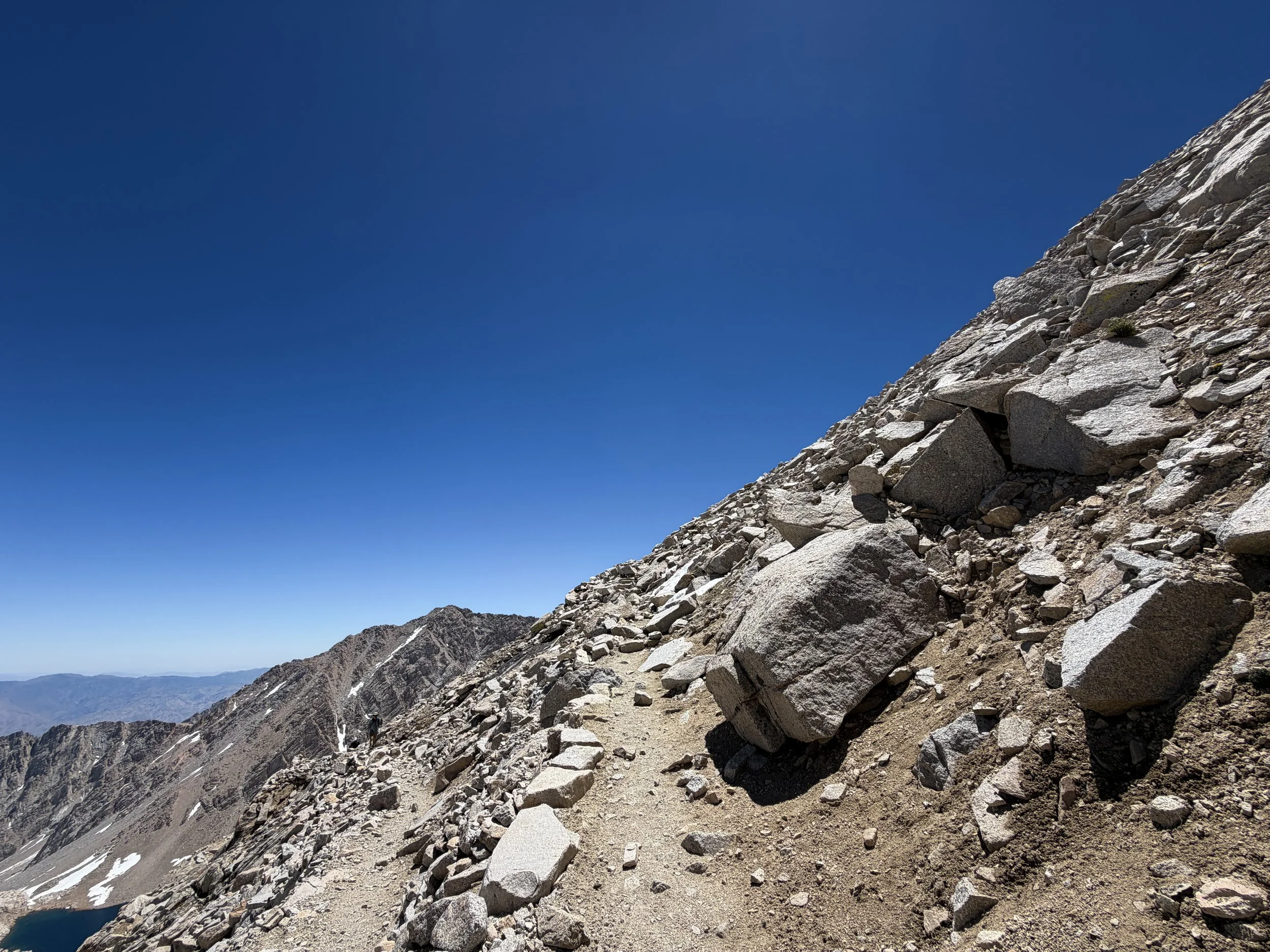 Mount Whitney Trail Switchbacks Lone Pine California