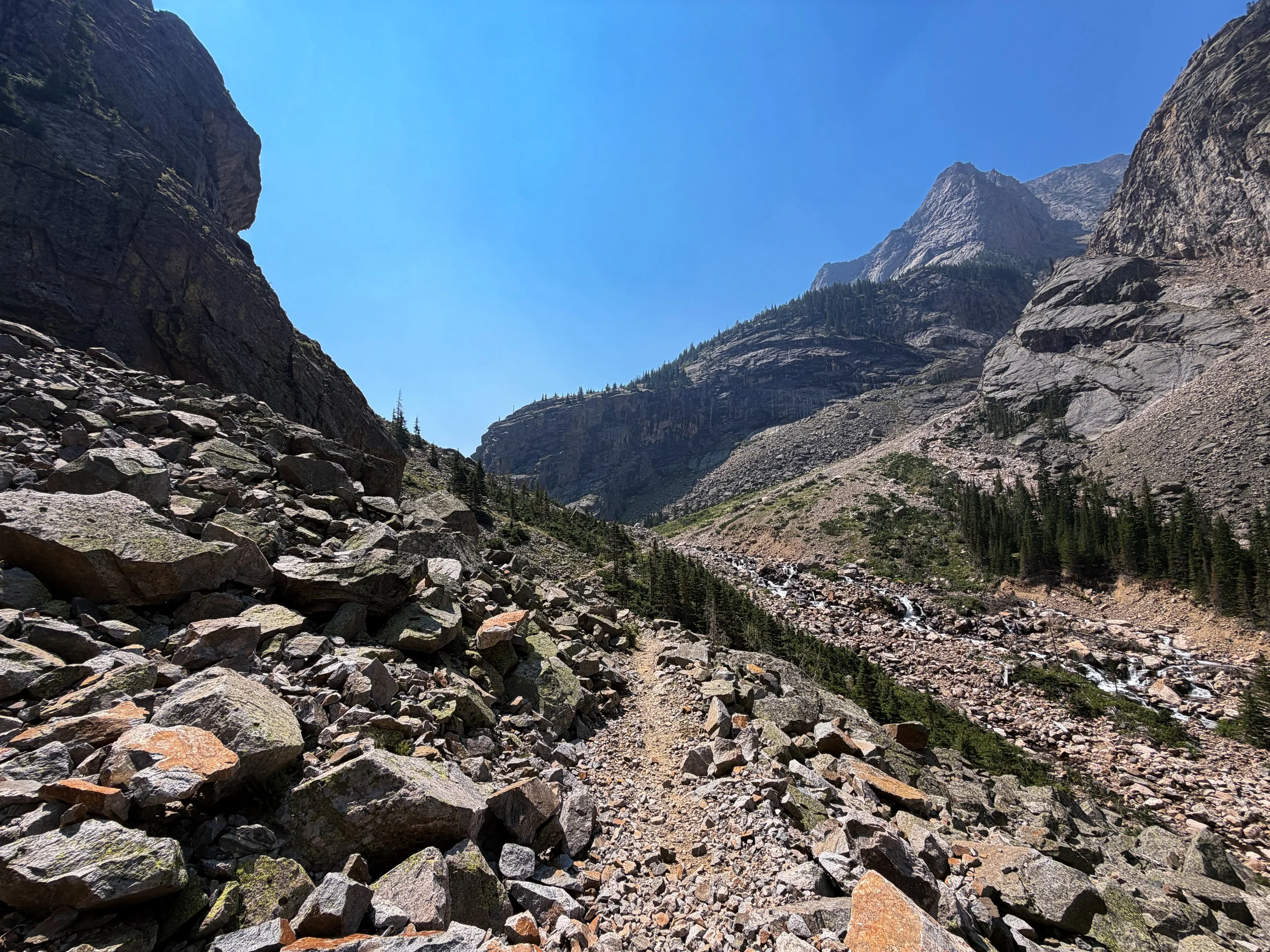 East Rosebud Trail Beaten Path Beartooth Mountains Montana