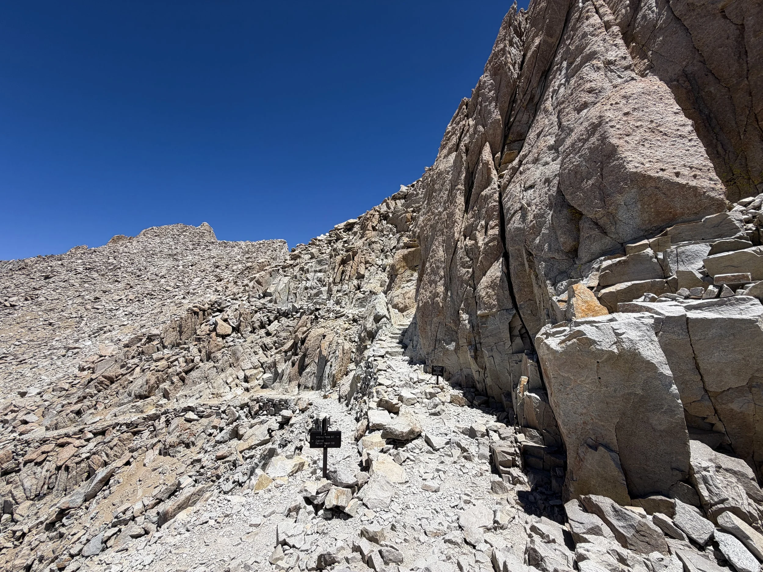 Mt. Whitney Trail PCT Junction Lone Pine California