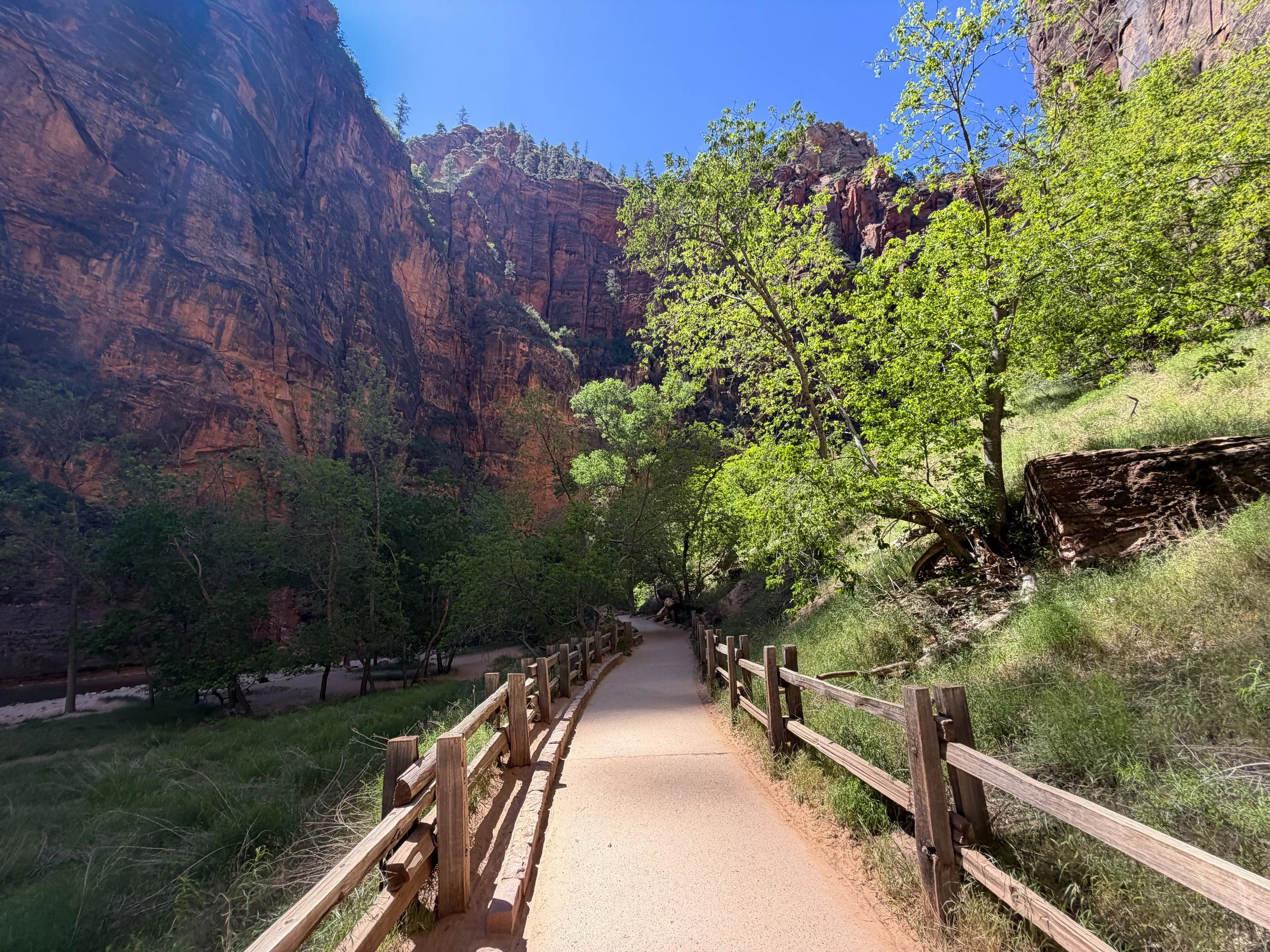 Riverside Walk to the Narrows Zion National Park Utah