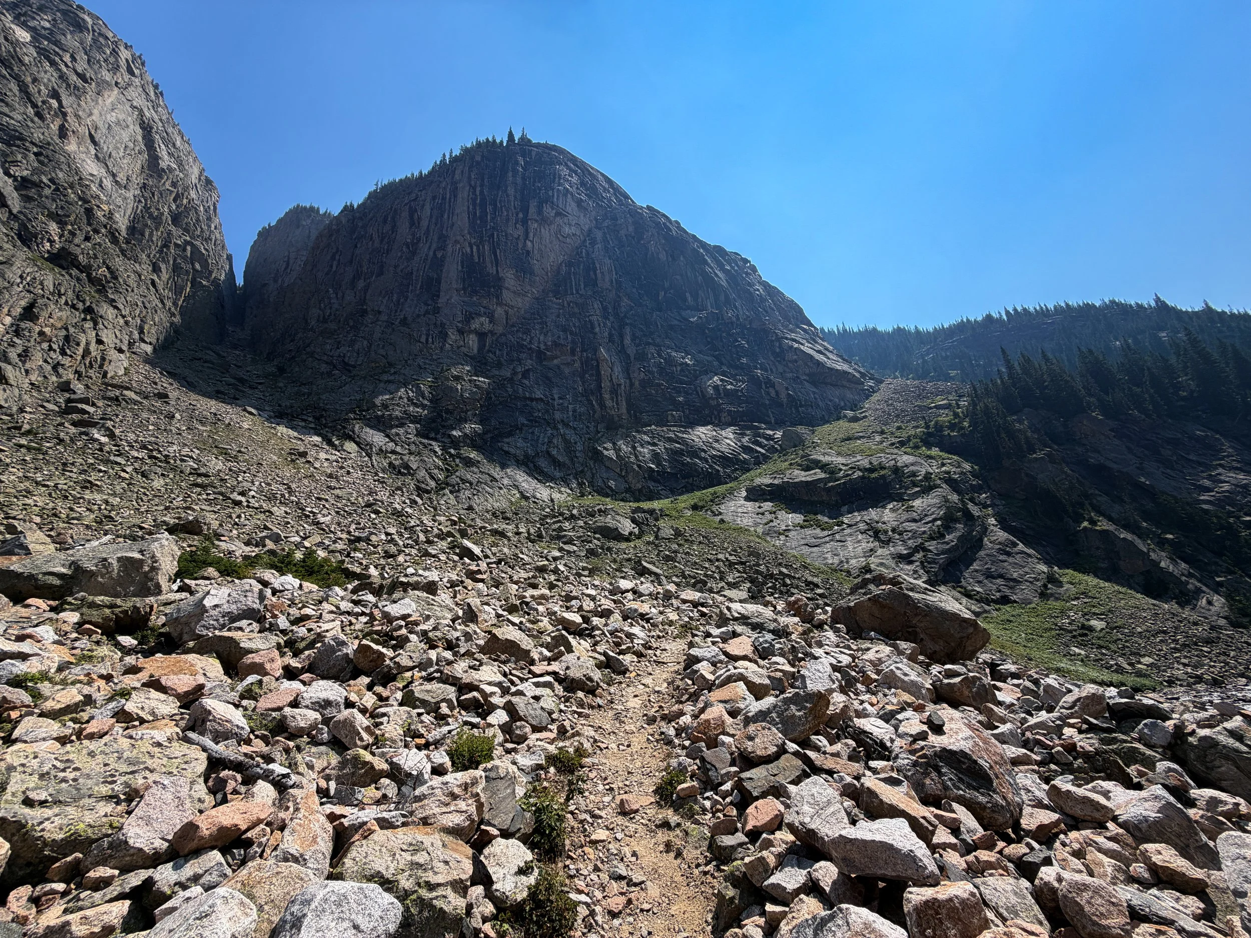 East Rosebud Trail Beaten Path Beartooth Mountains Montana