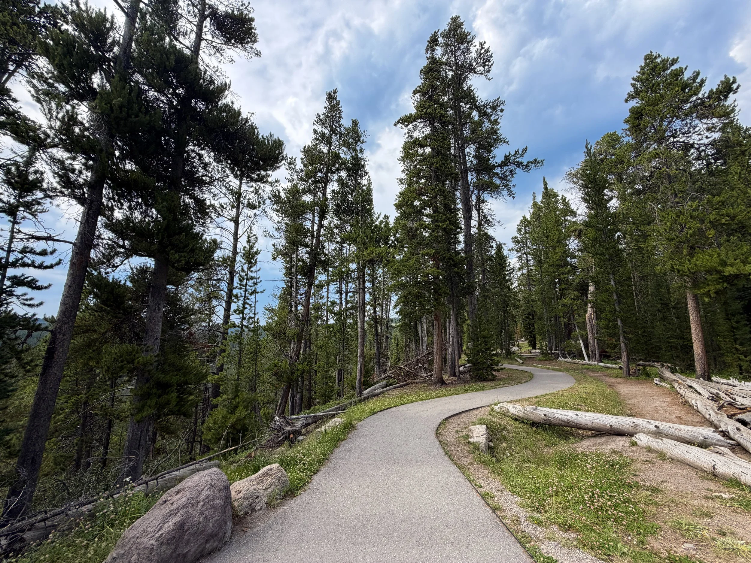 South Rim Trail Yellowstone National Park Wyoming