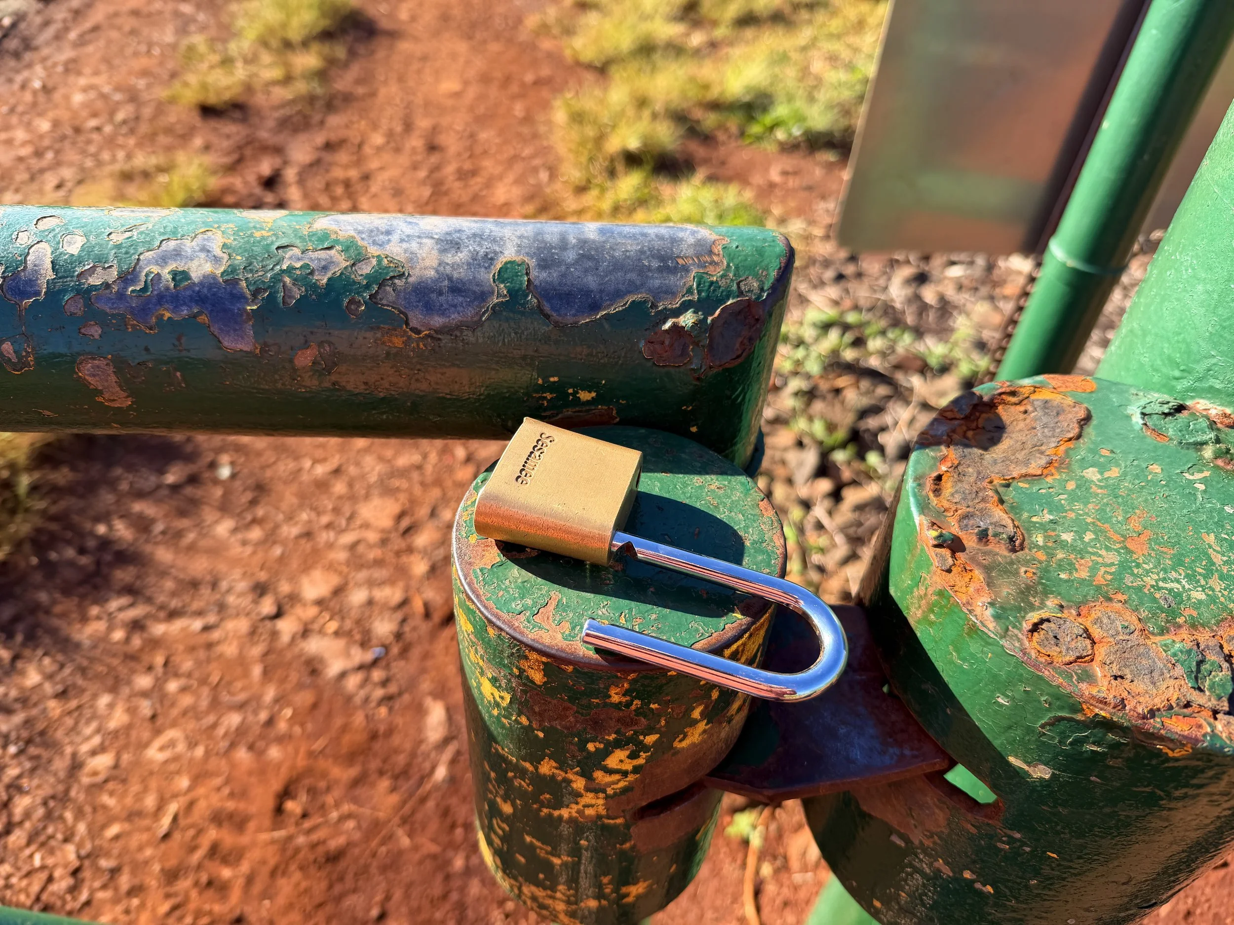 Poamoho Gate Oahu Hawaii