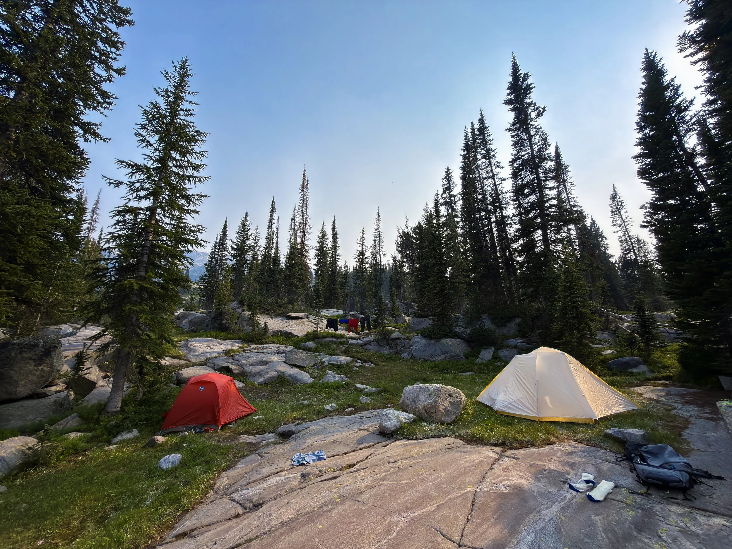 Dewey Lake Campsites The Beaten Path Trail Beartooth Mountains Montana