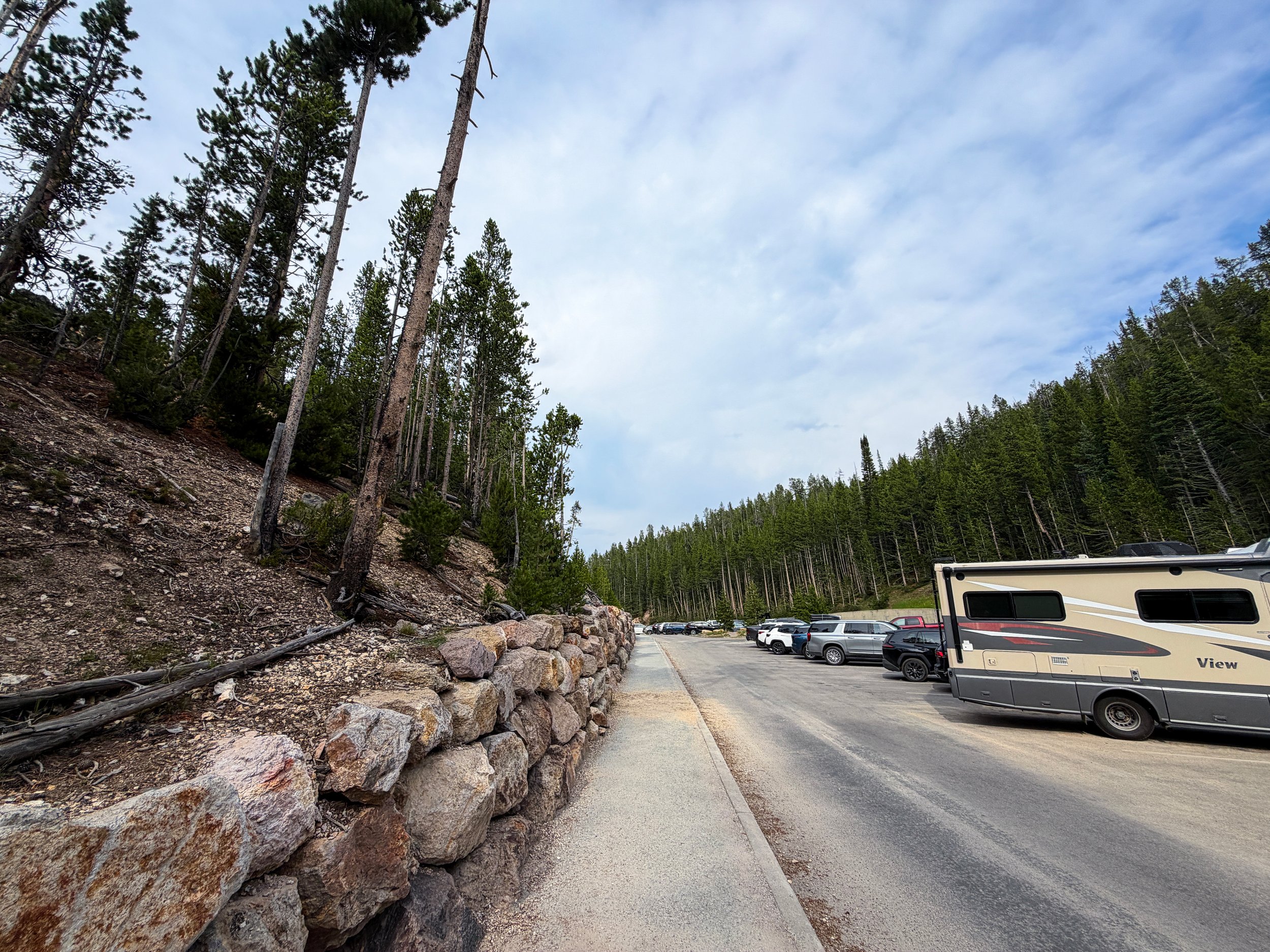 South Rim Trail to Artist Point Yellowstone National Park Wyoming