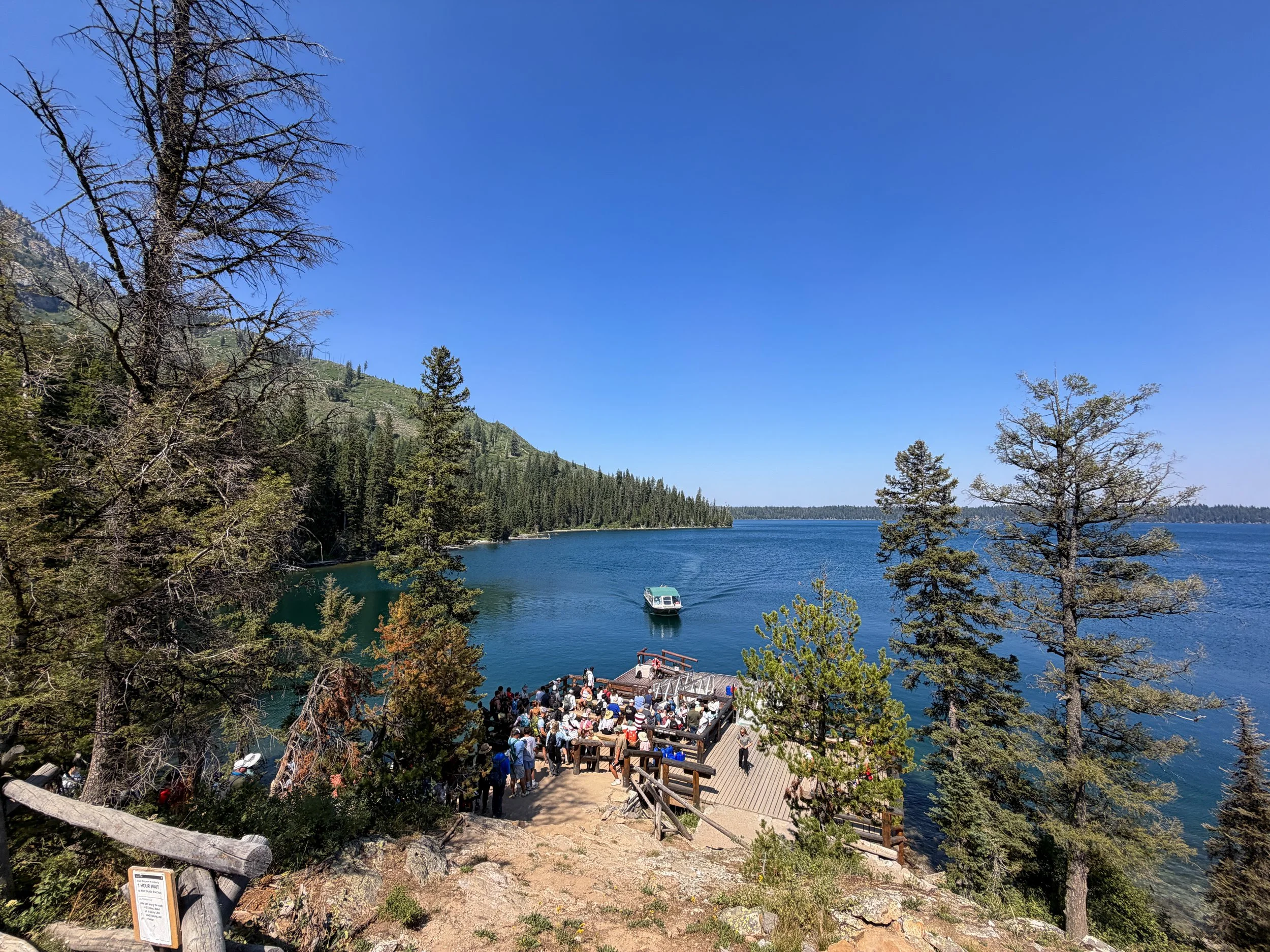 Jenny Lake Boat Shuttle Grand Teton National Park Wyoming