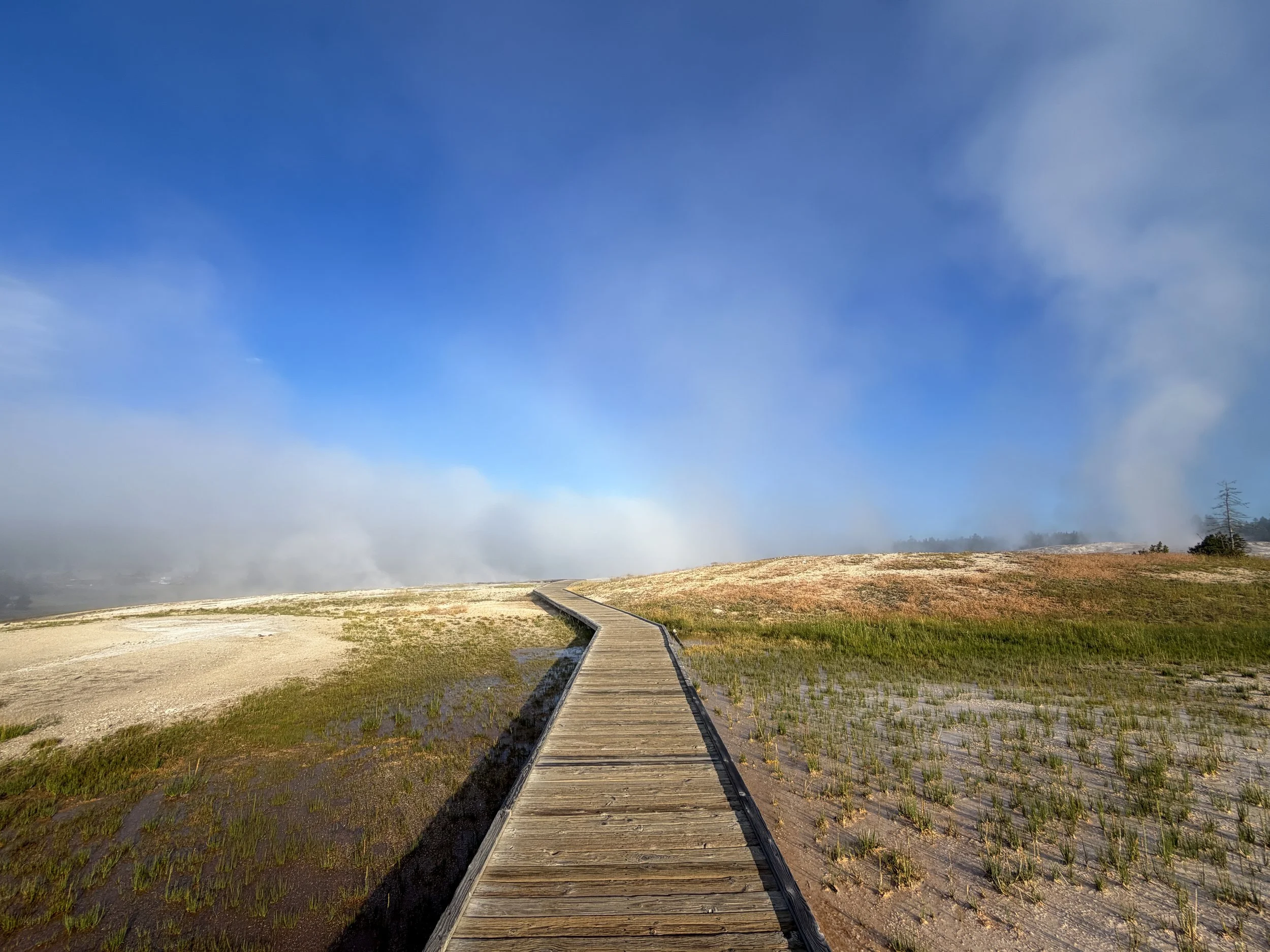 Upper Geyser Hill Loop Trail Yellowstone National Park Wyoming