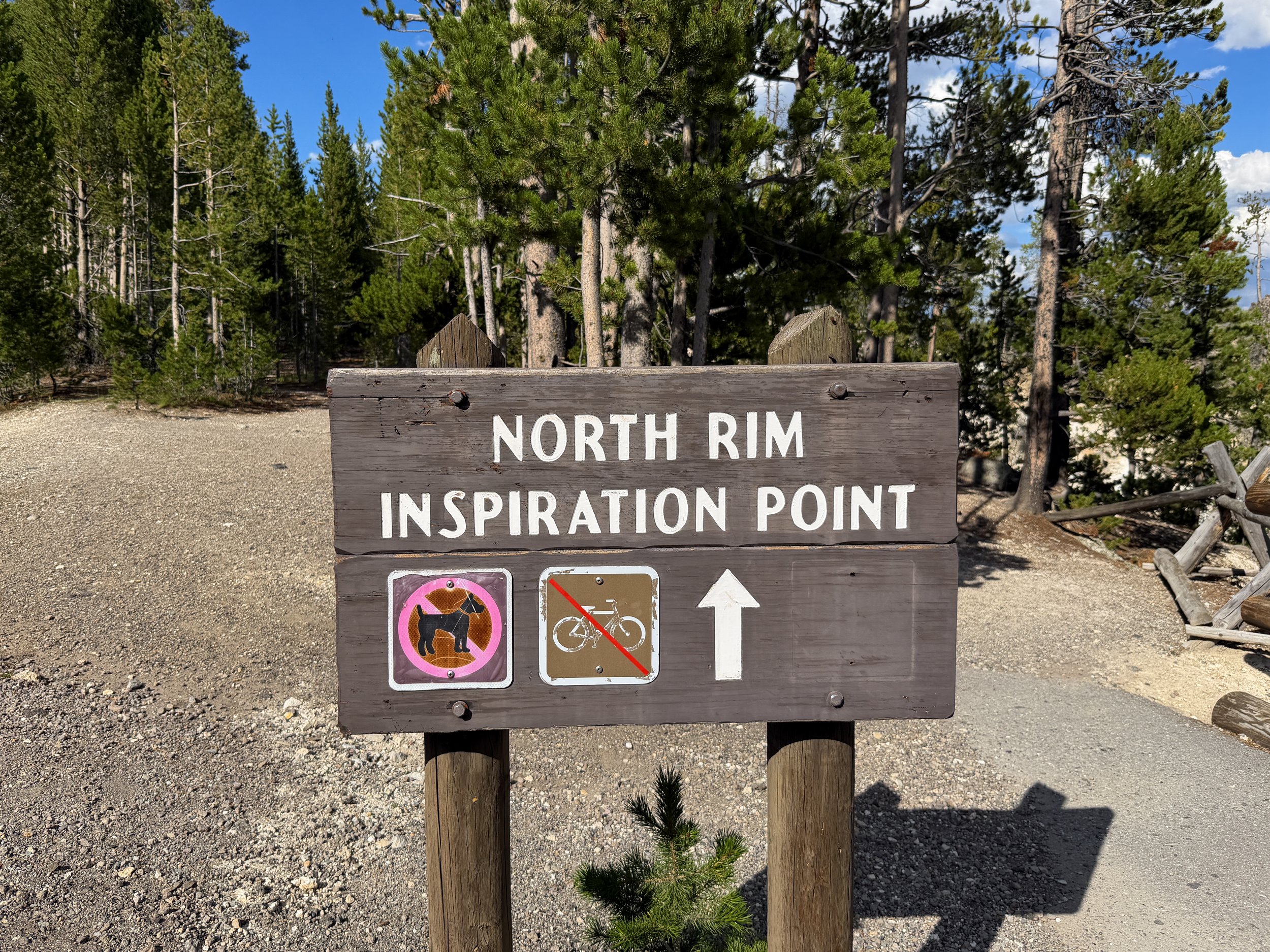 North Rim Trail Yellowstone National Park Wyoming