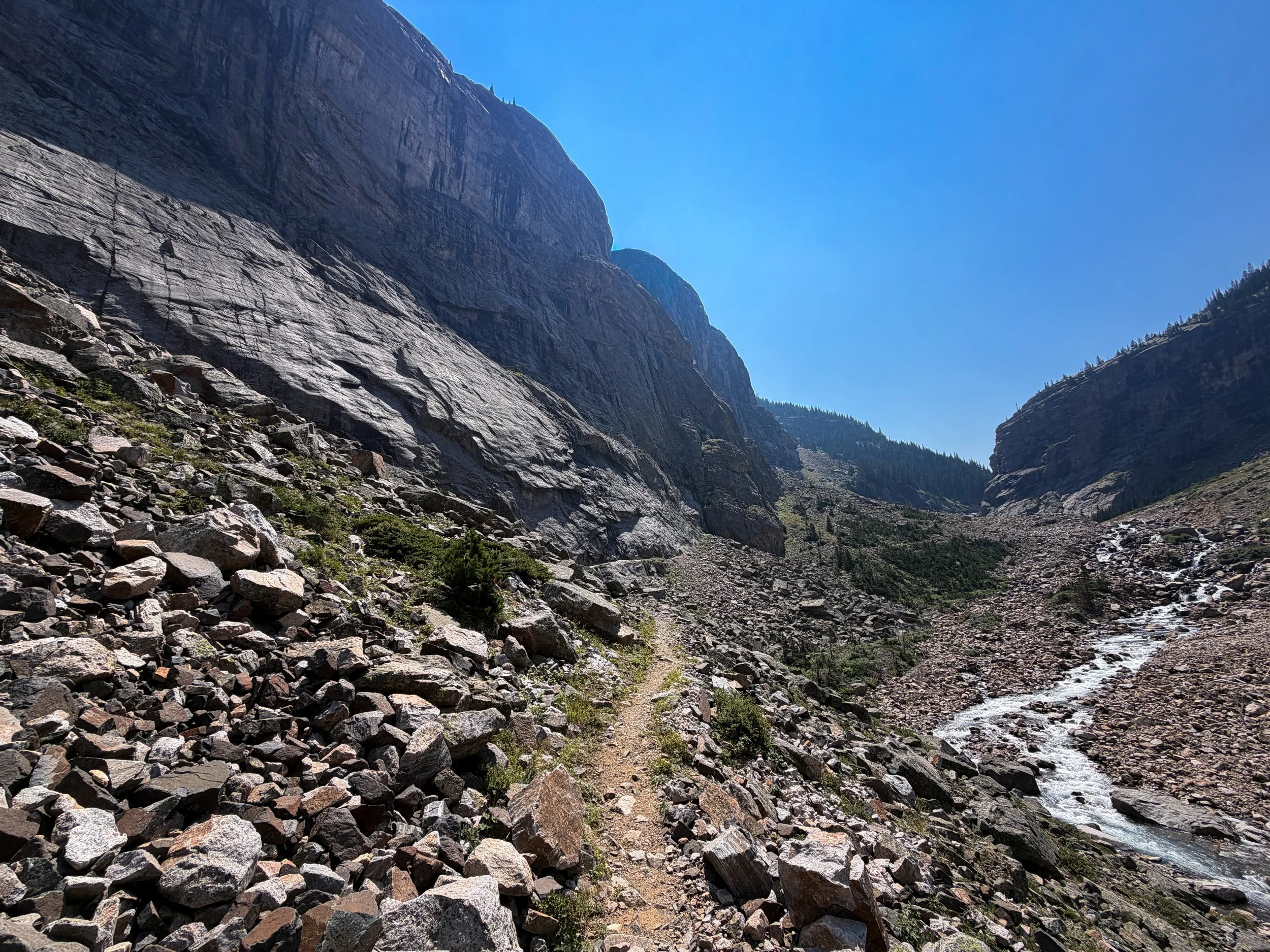 East Rosebud Trail Beaten Path Beartooth Mountains Montana