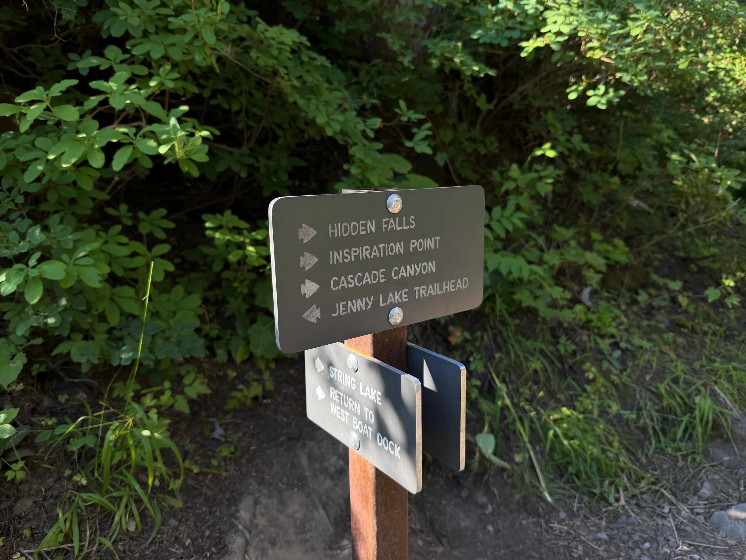 Hidden Falls Trail Grand Teton National Park Wyoming