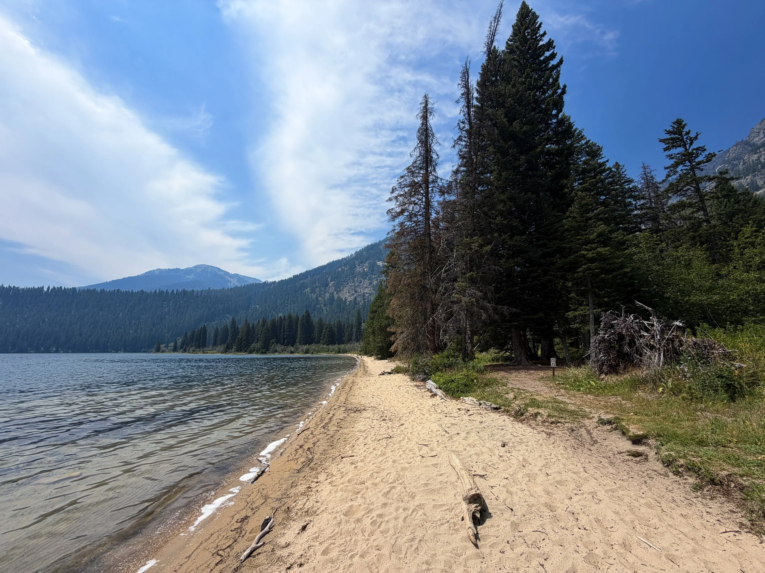 Phelps Lake Beach Grand Teton National Park Wyoming