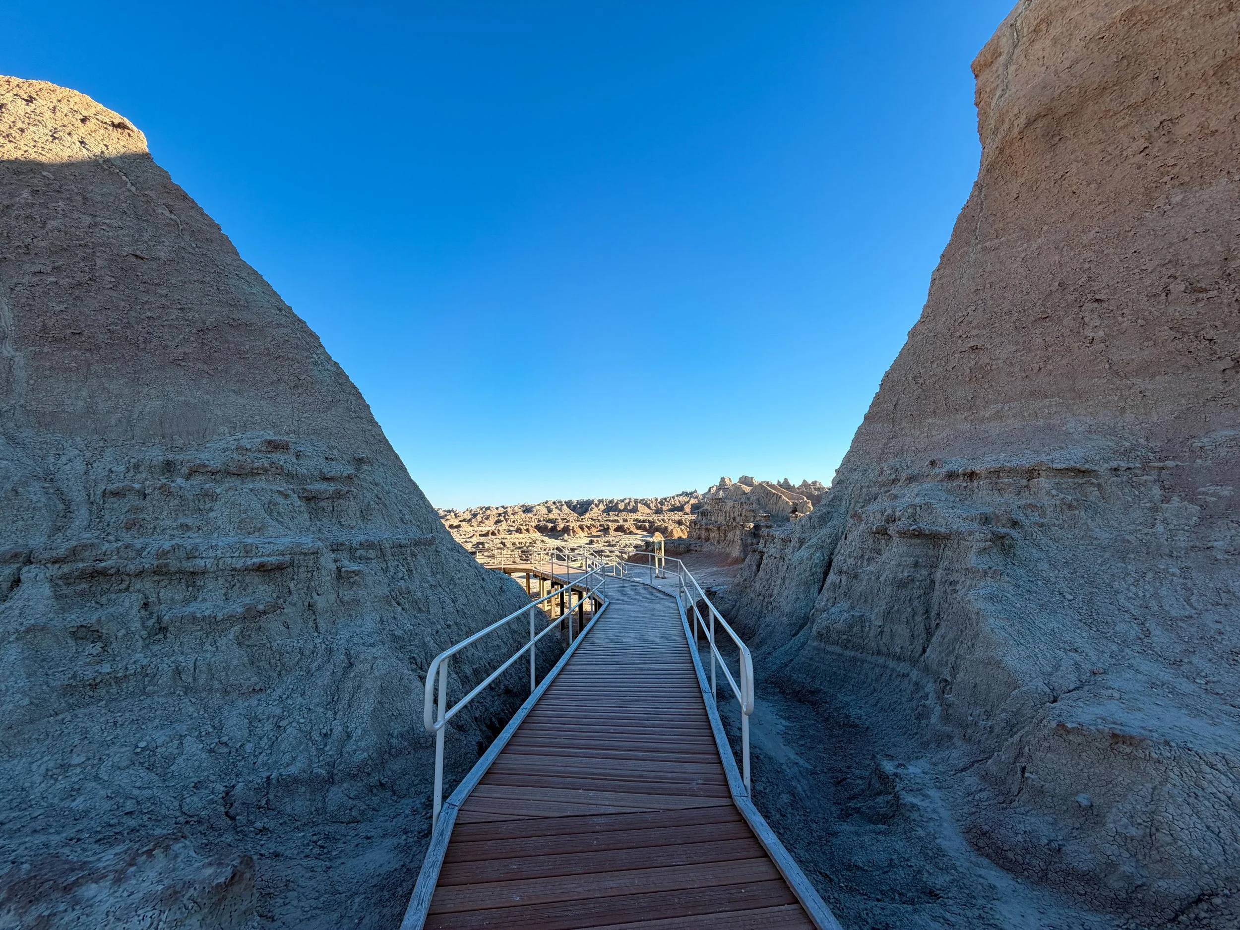 Door Trail Boardwalk Badlands National Park South Dakota