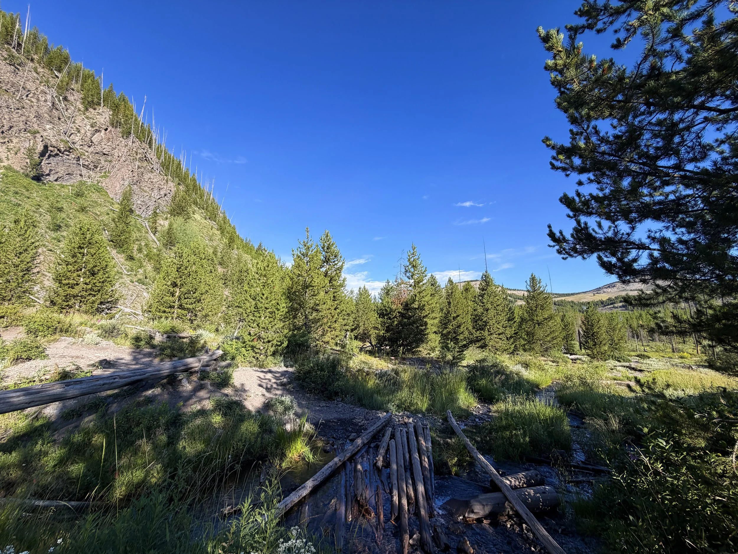 Fairy Falls Trail Yellowstone National Park Wyoming