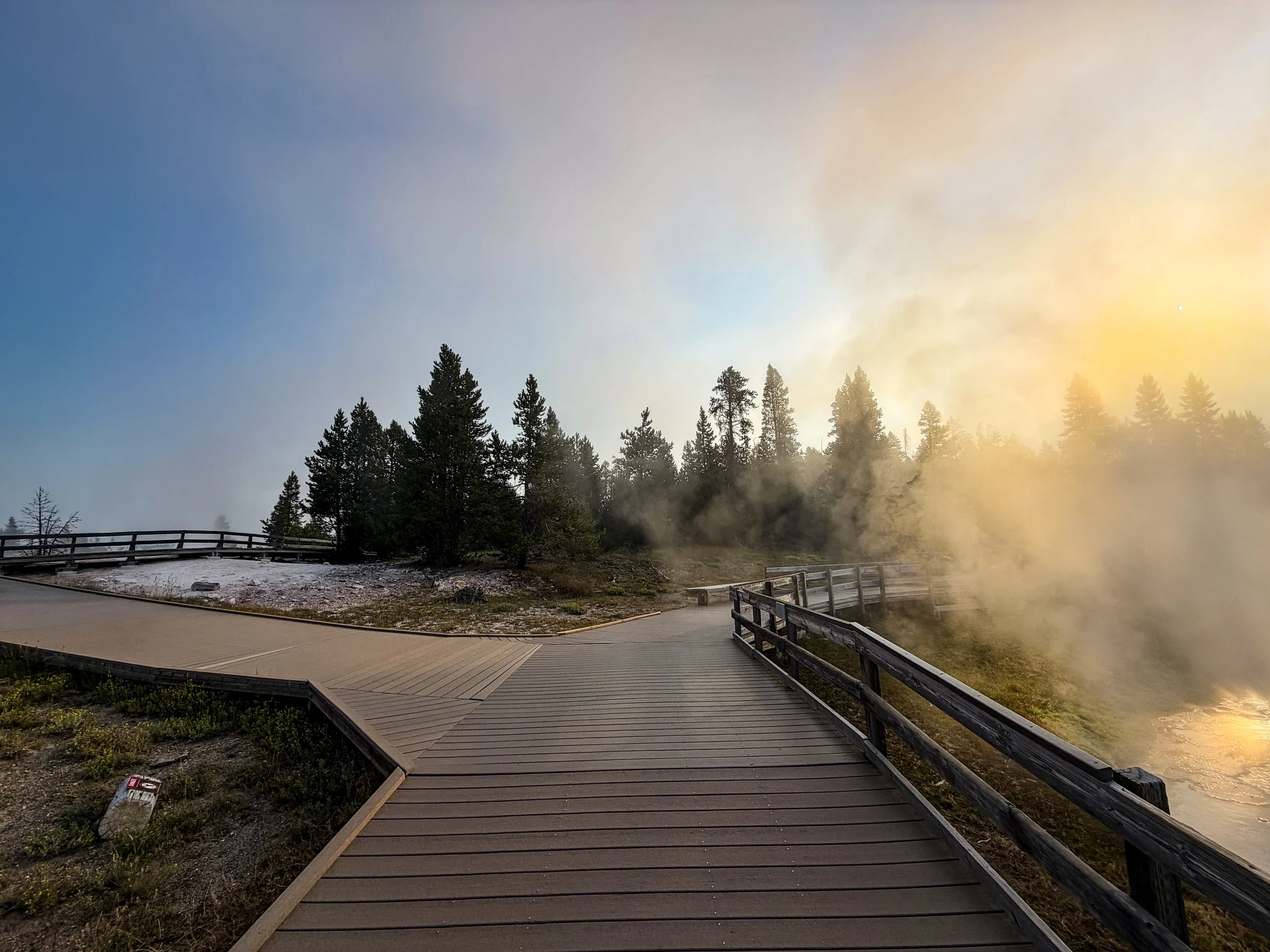 Fountain Paint Pot Trail Yellowstone National Park Wyoming