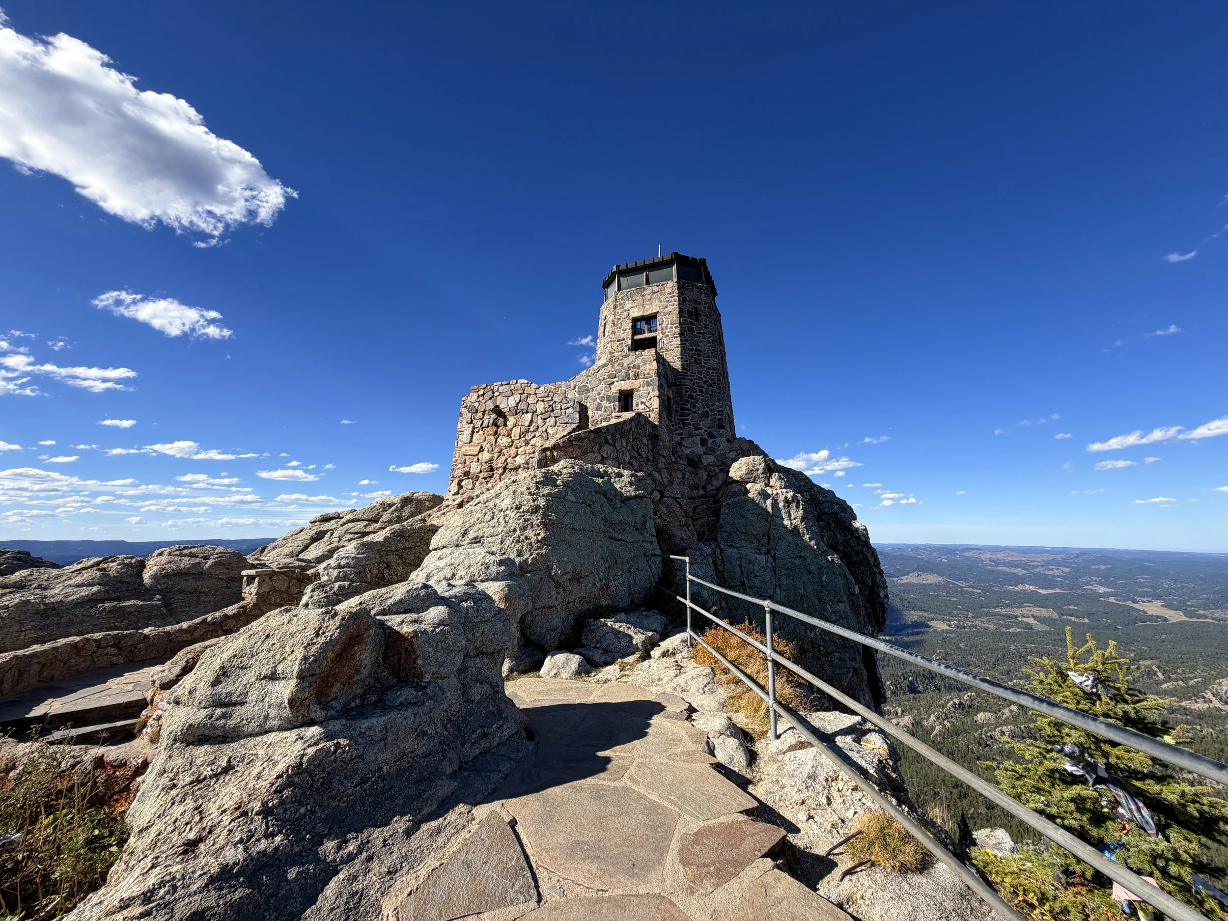 Black Elk Peak Harney Peak Lookout Black Hills South Dakota