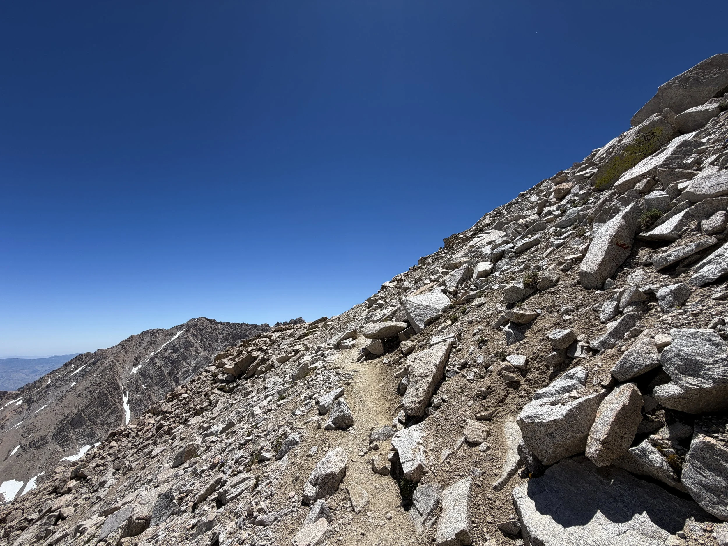 Mount Whitney Trail Switchbacks Lone Pine California