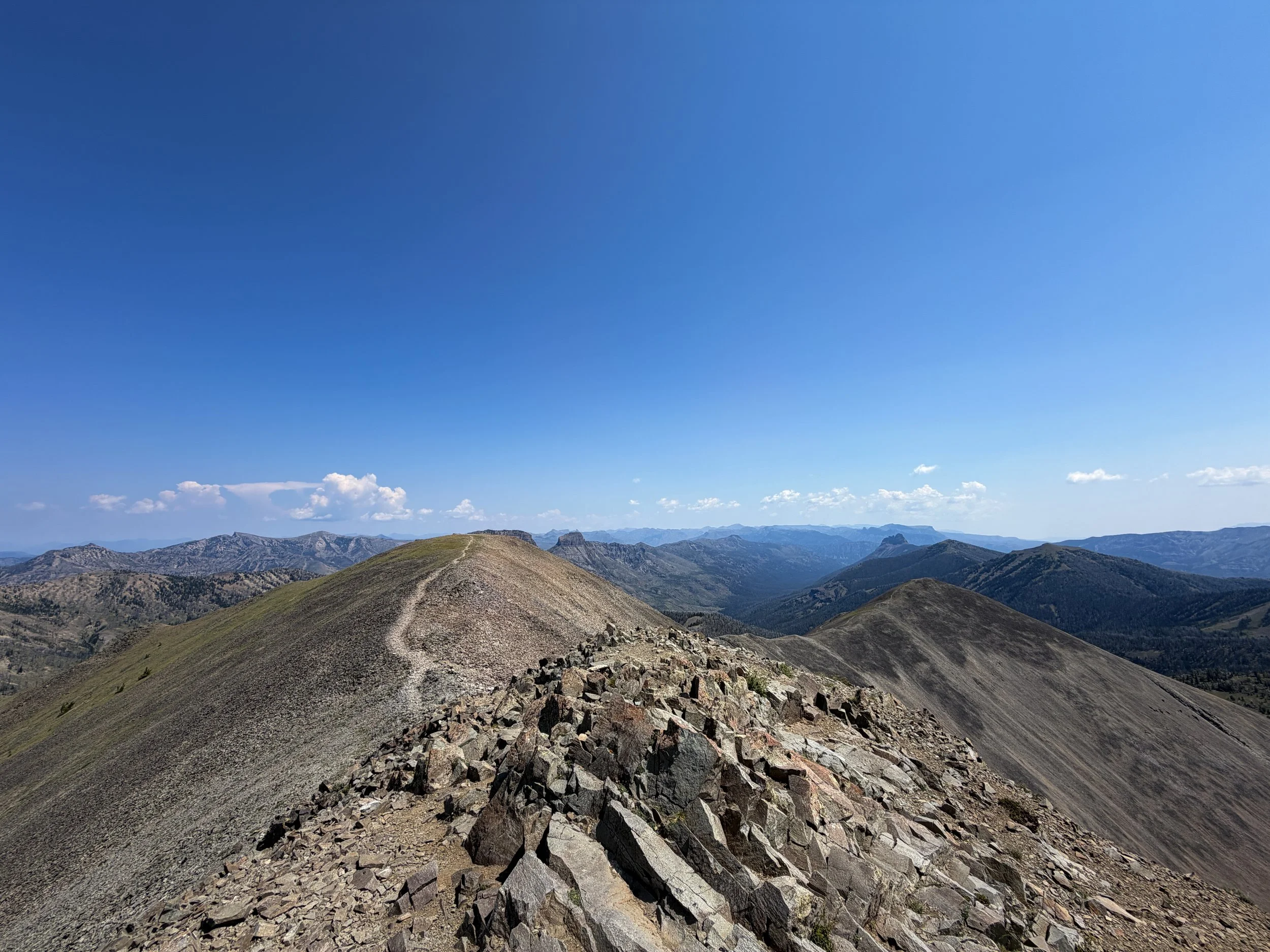 Avalanche Peak Summit Yellowstone National Park Wyoming