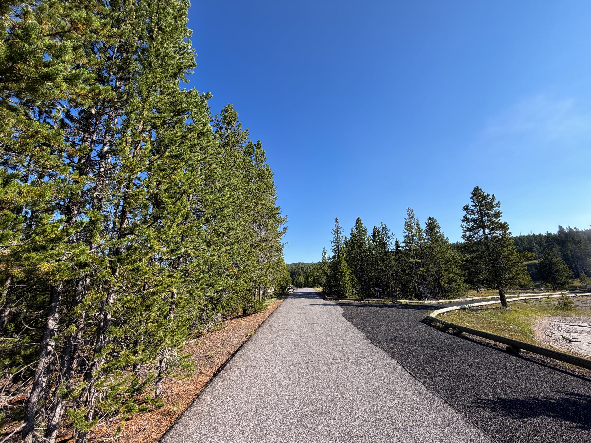 Upper Geyser Basin Trail Yellowstone National Park Wyoming