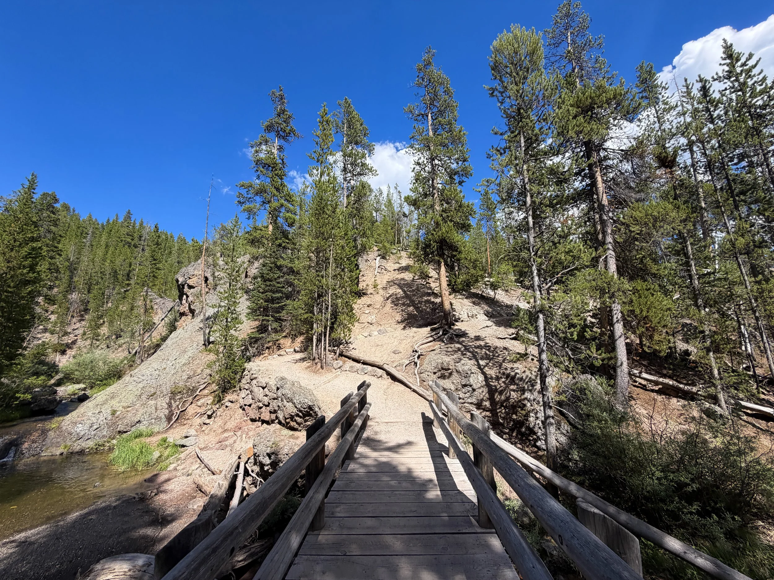 North Rim Trail Yellowstone National Park Wyoming