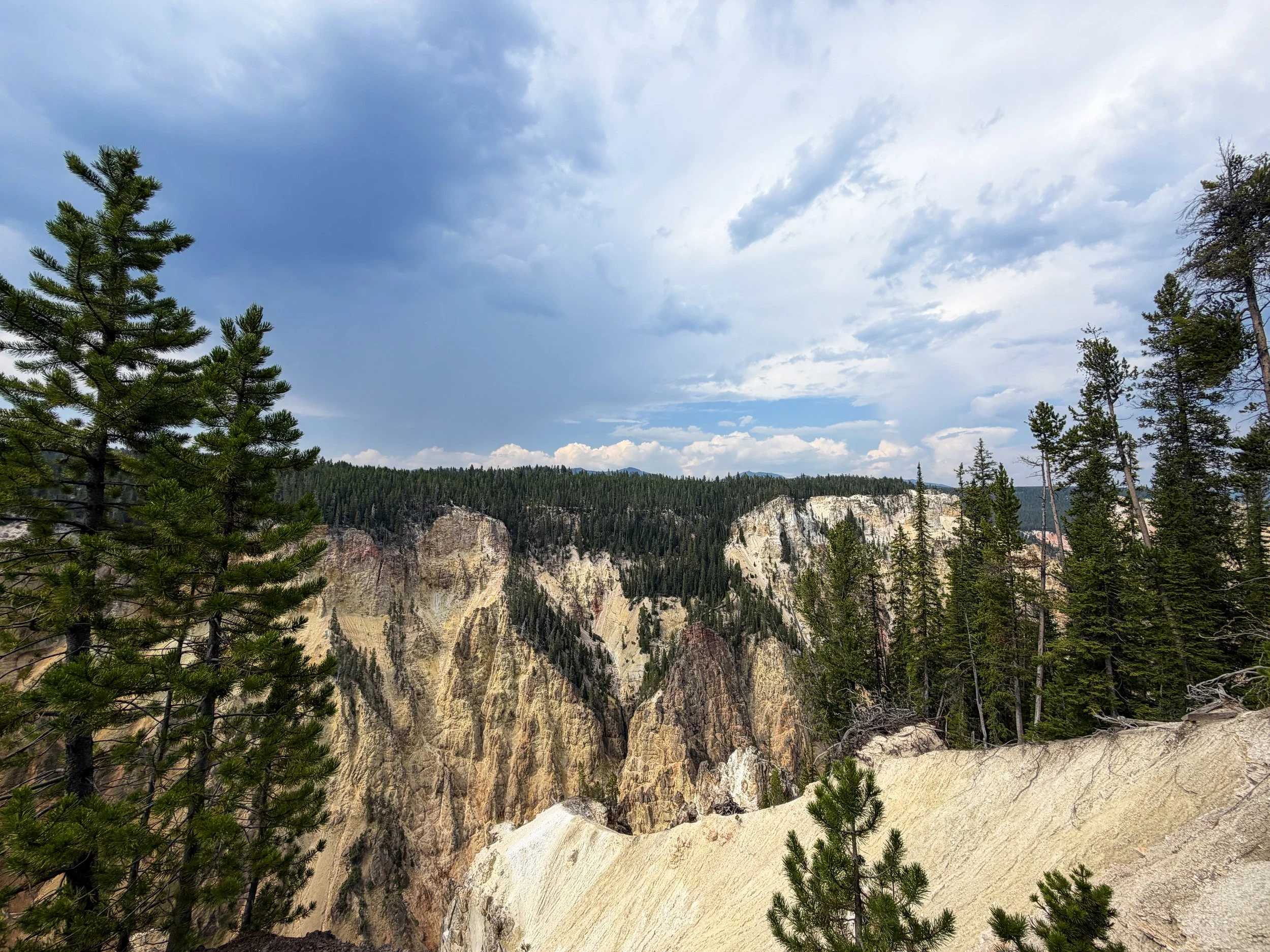 South Rim Trail Yellowstone National Park Wyoming