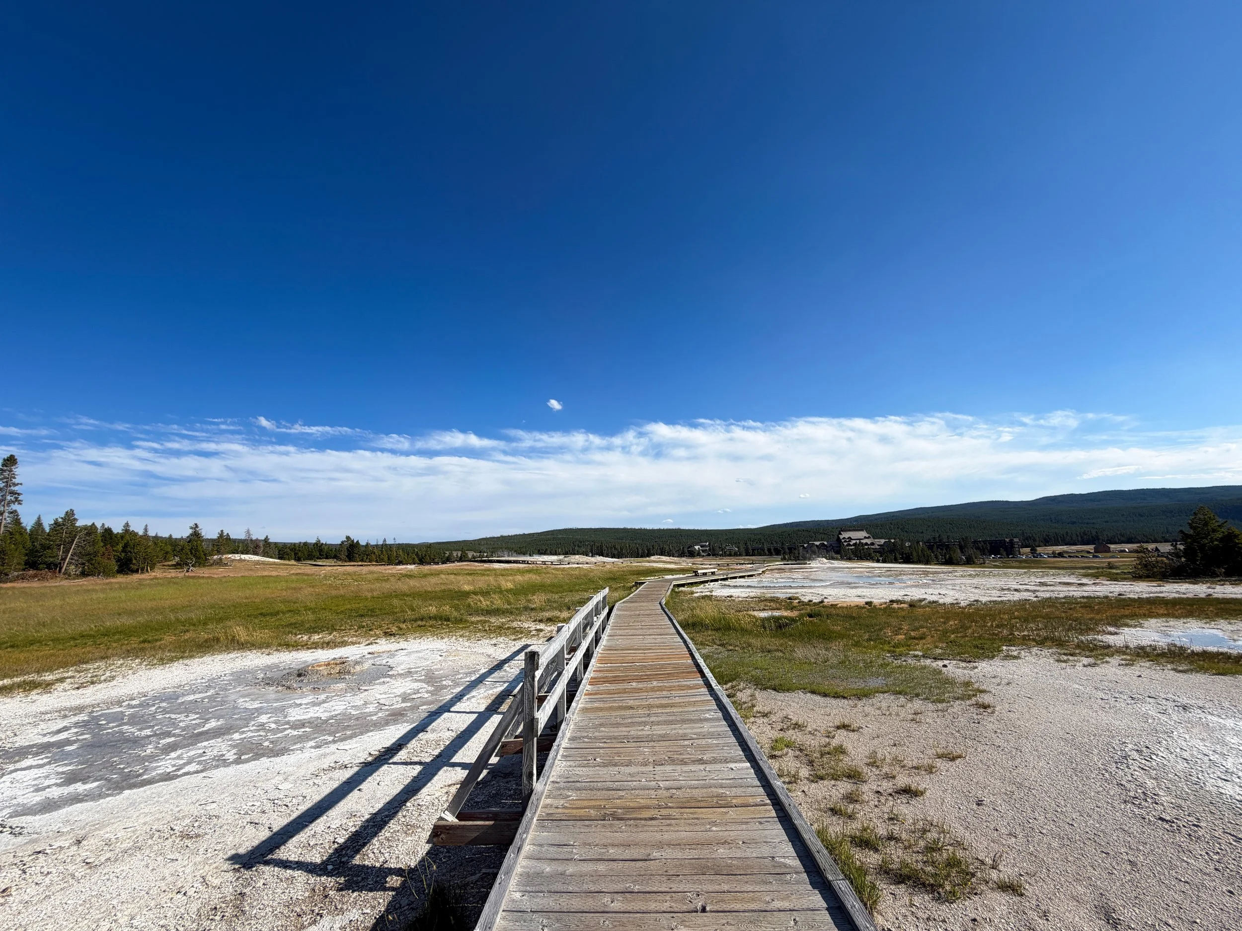 Upper Geyser Hill Loop Trail Yellowstone National Park Wyoming
